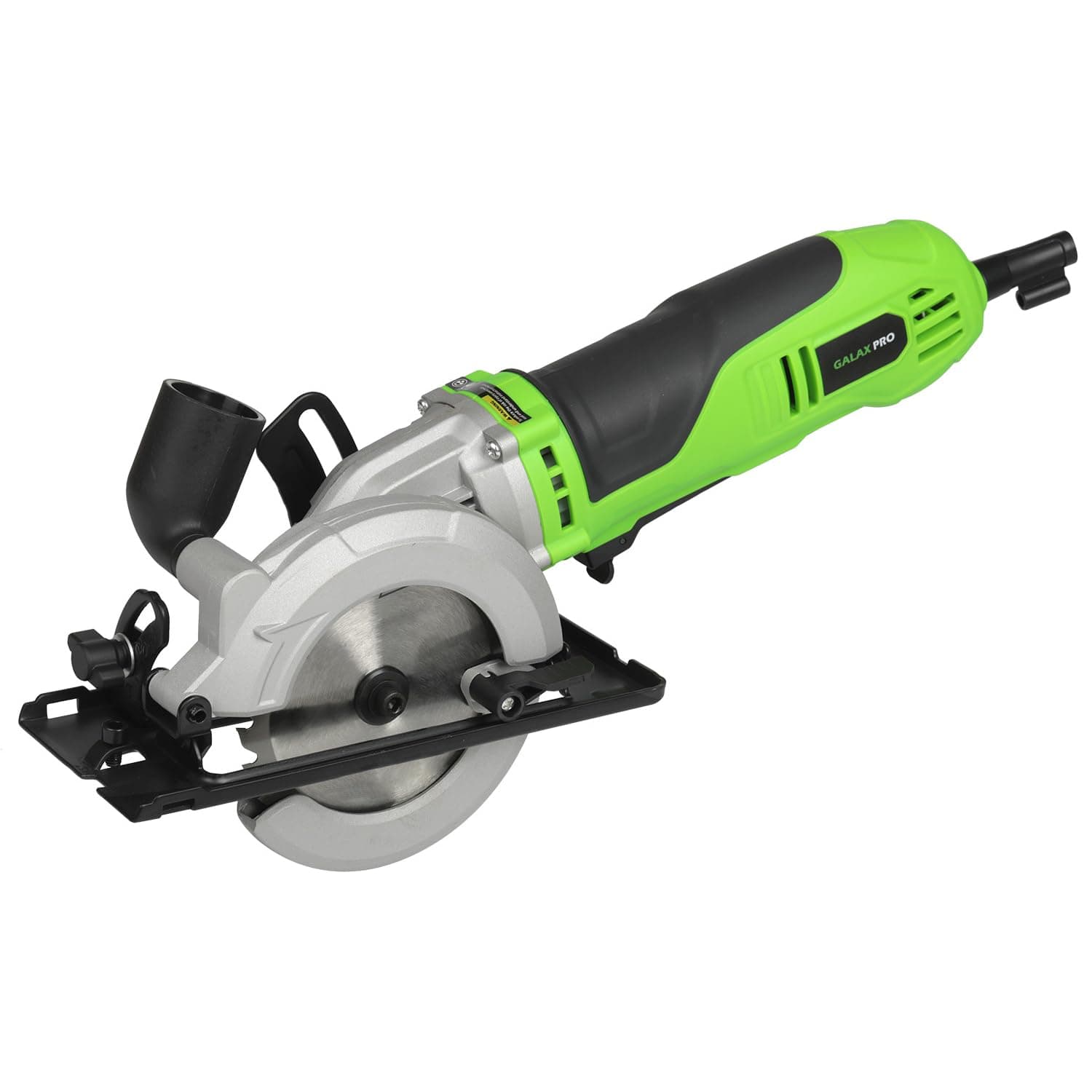 Scie Circulaire 710W GALAX PRO avec 3 lames de 115 mm, 5 200 tr/min, profondeur de coupe de 42,5 mm (90°) ou 26 mm (45°), portable et compacte pour bois, plastique et pierre