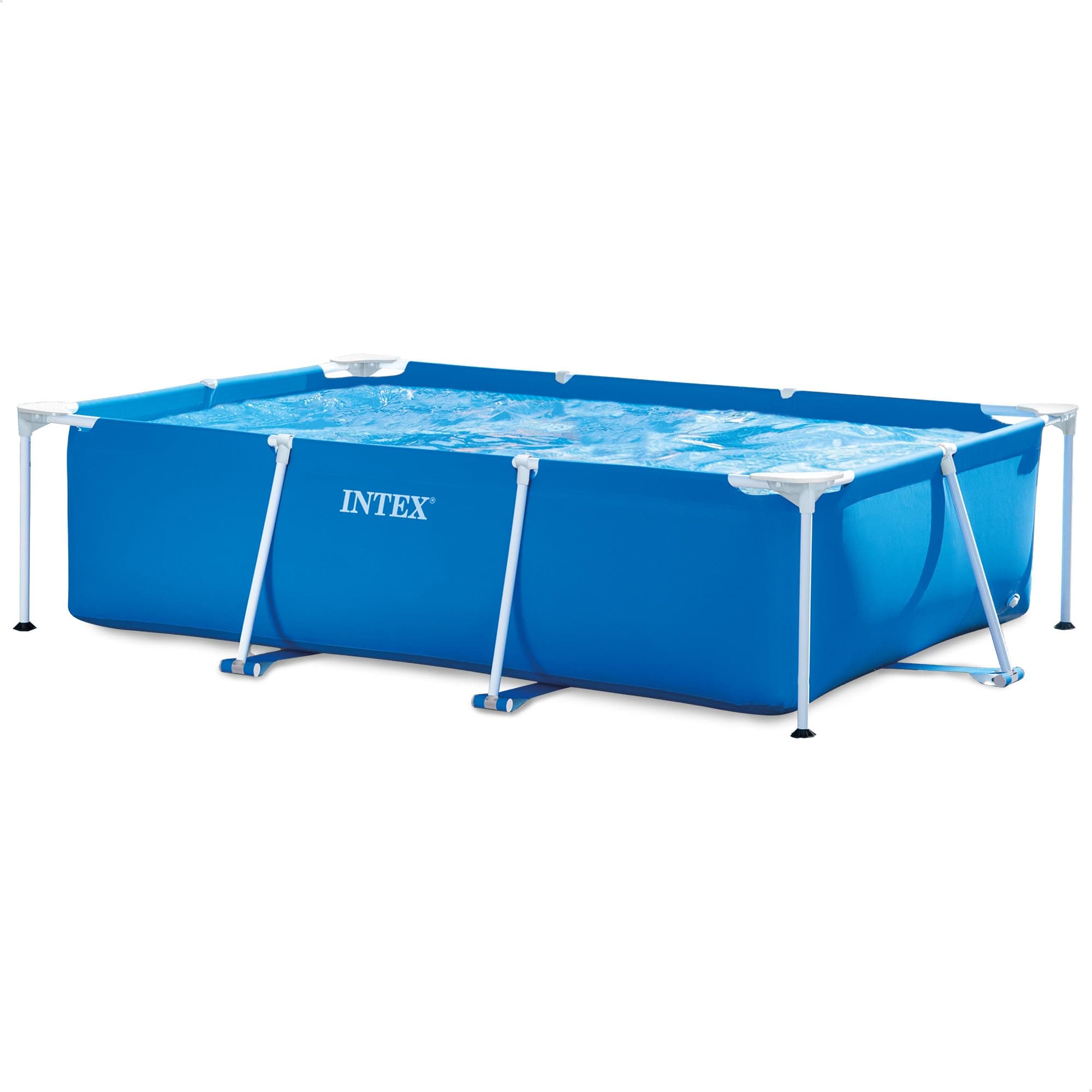 Intex 28271NP - Aufstellpool Rectangular Frame Rechteckig, 2282 L, Stahl und PVC, Blau, 260x160x65 cm