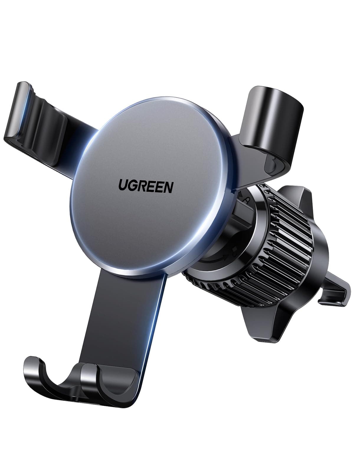 UGREEN Handyhalterung Auto [Upgrade Bombenfest Lüftungshaken] Smartphone Halterung für Lüftungsschlitze, kompatibel mit iPhone 17 16 15 14 13 Pro Max, Galaxy S23 S22 S21, Mate 60 Pro usw.(Schwarz)
