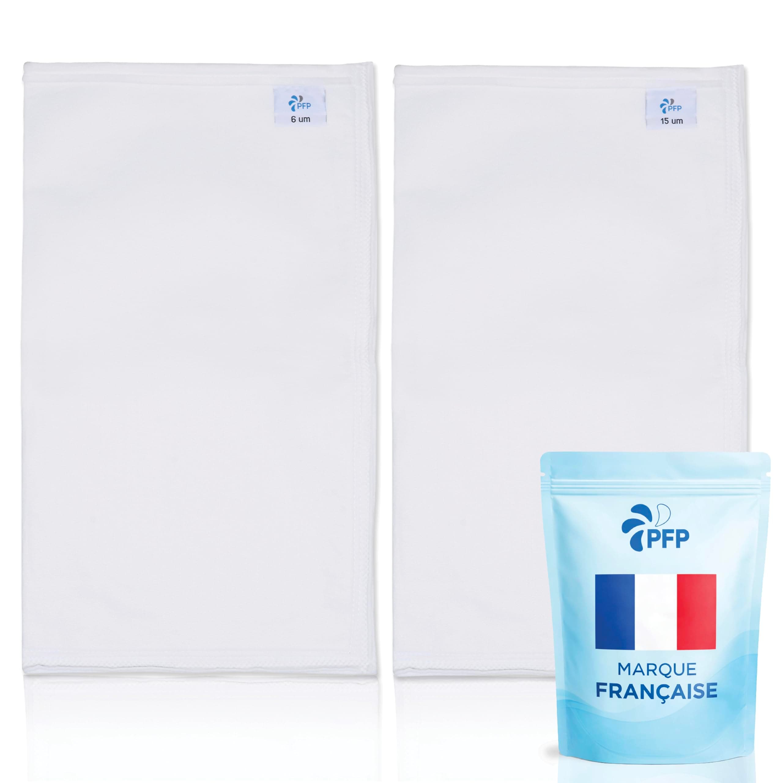 PFP Poche Filtrante Compatible avec Piscine Desjoyaux | 6 + 15 Microns Lot de 2 | Eau Limpide + Quotidien | Sac Filtrant | Chaussette Filtrante | Filtre Piscine | Entretien facile