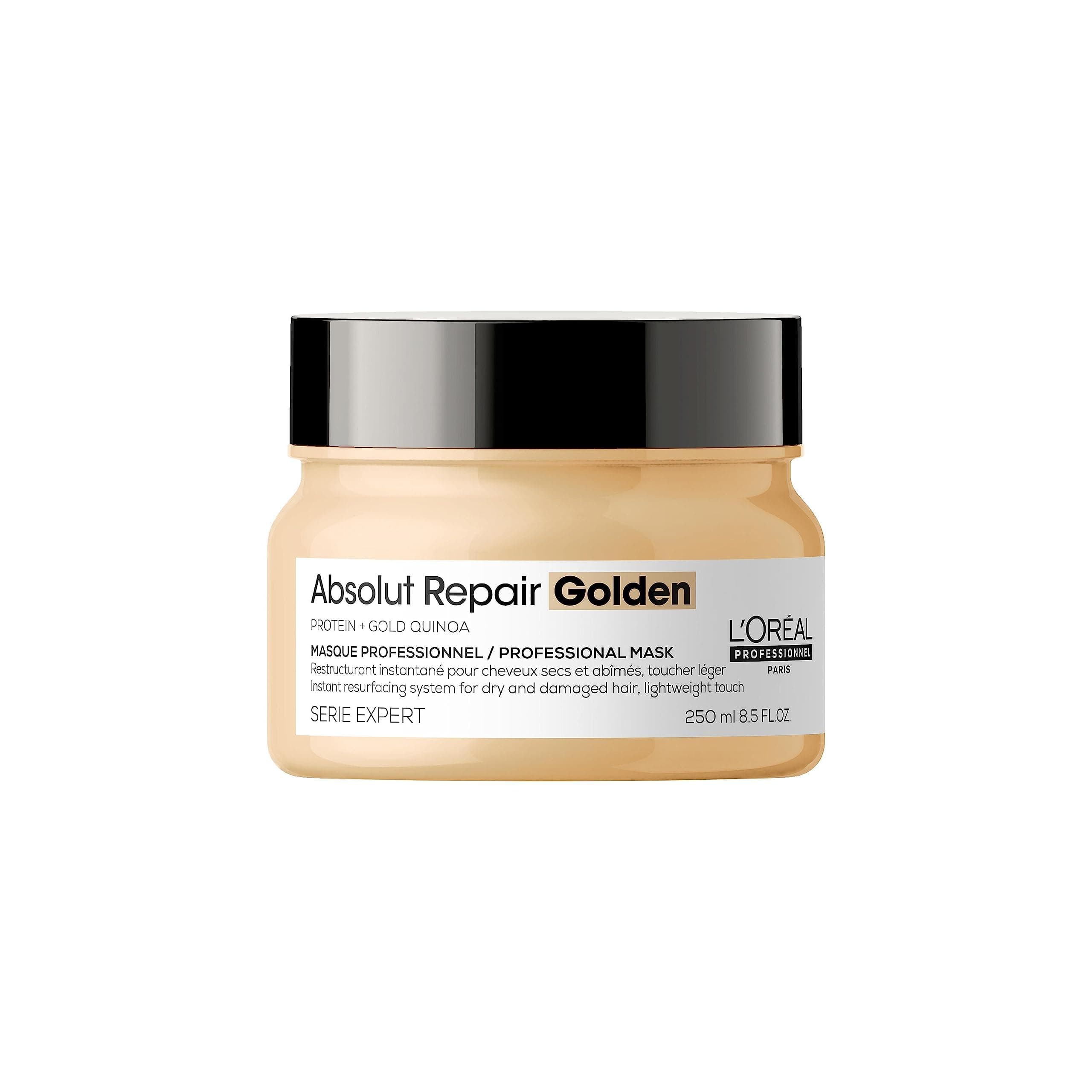 L'Oréal Professionnel Reparierende Haarmaske für strapaziertes und trockenes Haar, Mit Quinoa, Serie Expert, Absolut Repair Maske
