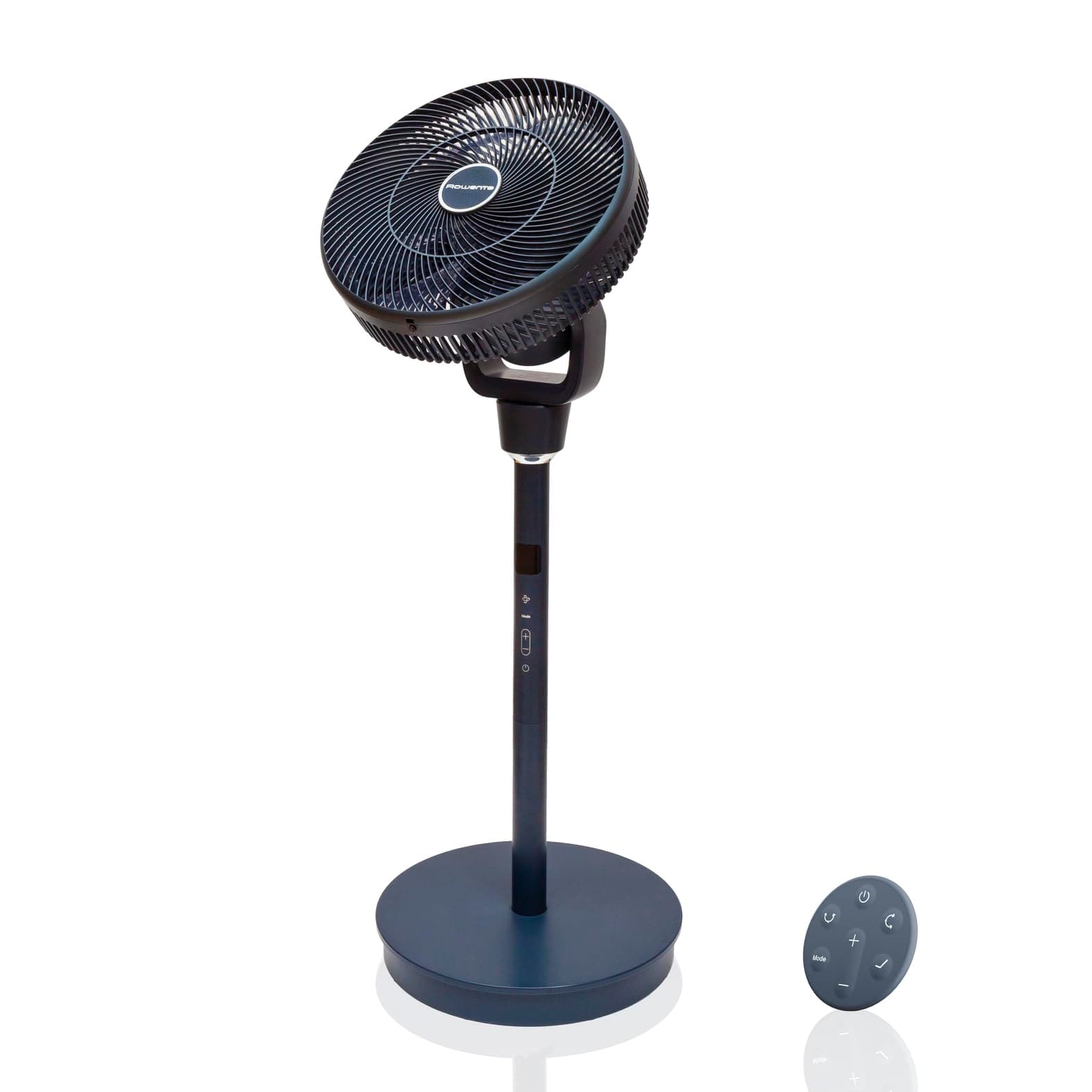 Rowenta Turbo Swift Silence, ventilador de pie, frescor intenso en silencio extremo, oscilación multidireccional, QV5041F0, 30 m3/min + 18 velocidades