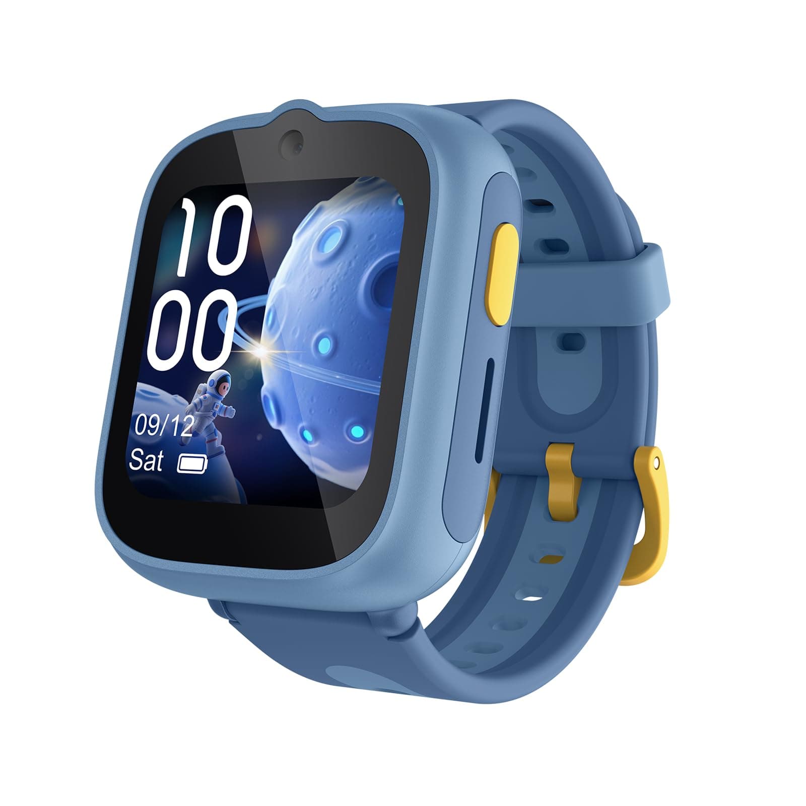 TCL MOVETIME MT48 Reloj Inteligente Niños - Azul, 4G, GPS Doble Frecuencia L1+L5, Videollamadas, Botón SOS, IP68, Dibujo IA, Batería 900mAh, 2,5 Días, Control Parental