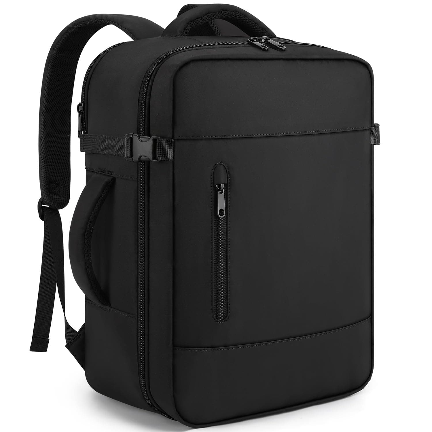 Zaino Ryanair 40x30x20, 24L Bagaglio a Mano 40x30x20 Aereo, Zaino da Viaggio Porta Computer 15.6 Pollici, Zaino Antipioggia Compatto per Ryanair, Wizz Air, EasyJet, Nero