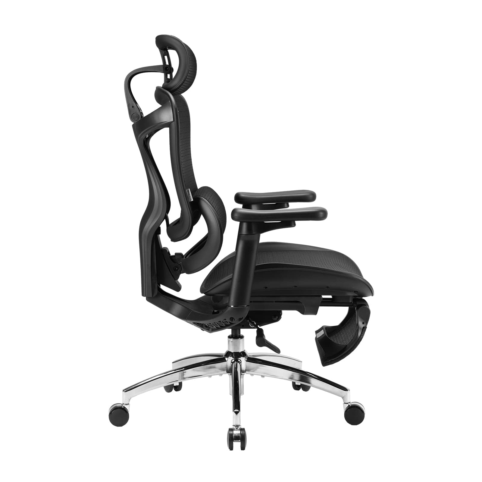 SIHOO Doro C300 Chaise de Bureau Ergonomique, avec Soutien Lombaire Dynamique, accoudoirs 3D et Dossier réglable, Repose-Pieds pour Un Confort accru, Expédiée en 2 Colis. Noir(150 kg)