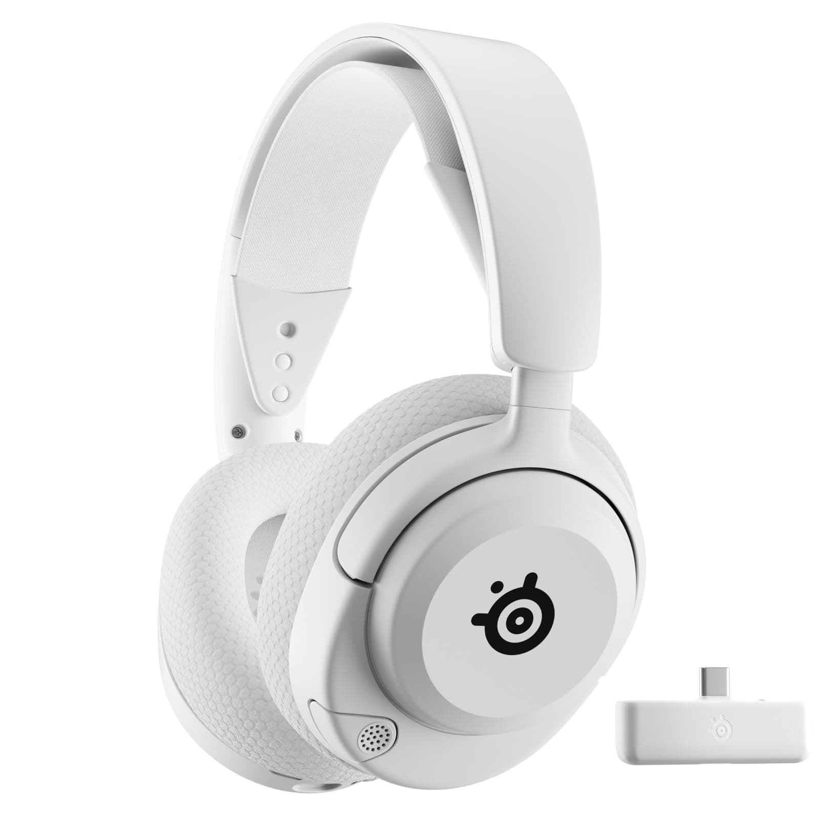 SteelSeries Arctis Nova 5X Blanco Cascos Xbox Inalámbricos - Xbox, PC, Switch 2, móvil - Controladores magnéticos de neodimio - Más de 100 preajustes - Batería de 60h - 2,4 GHz o BT - Micro Gen2.X