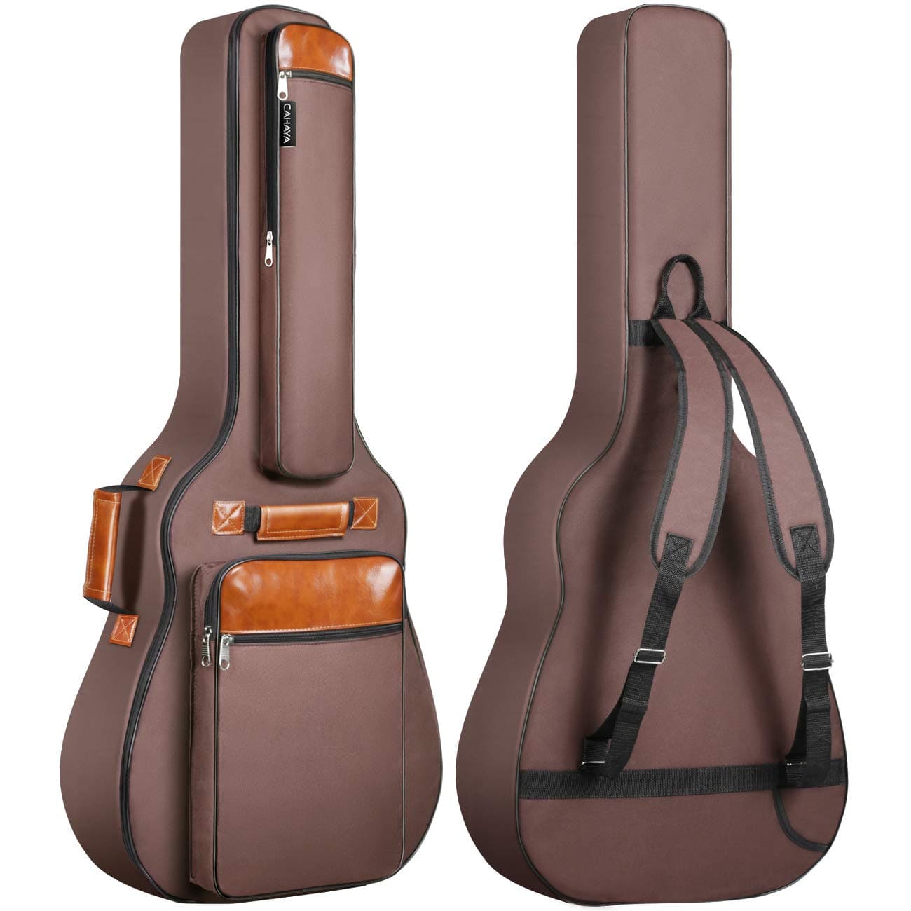 CAHAYA Funda para Guitarra Acústica 40 41 42 Pulgadas Versión Mejorada Premium 12mm Esponja Acolchada