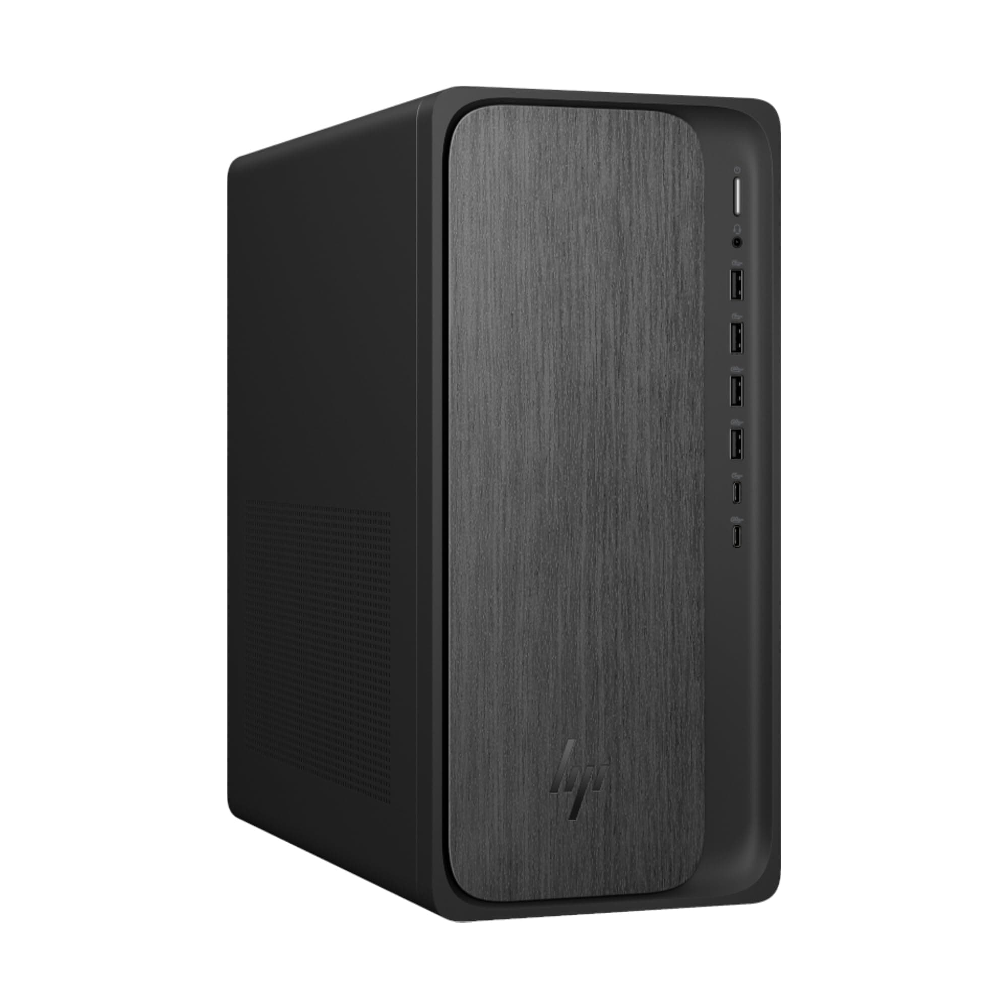 HP OmniDesk, Ordenador de Sobremesa con IA, AMD Ryzen 7 8700G, 16GB RAM, 1TB SSD, Wi-Fi 6, Windows 11 Home, Gráficos AMD Radeon, PC Torre para Trabajo, Productividad y Gaming, Negro