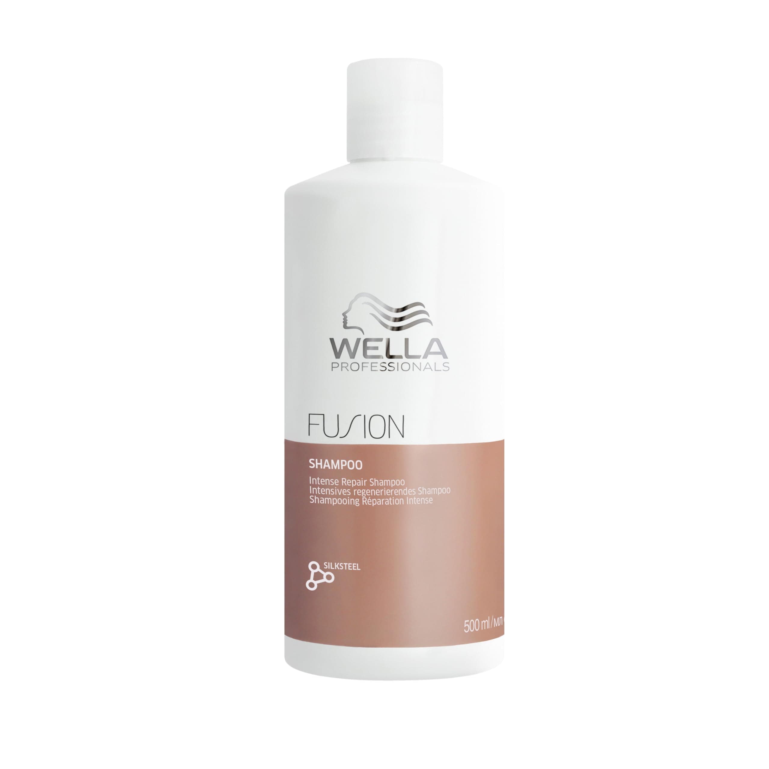 Wella Professionals FUSION Champú de Reparación Intensa para Cabello Seco y Dañado - Brillo y anti rotura