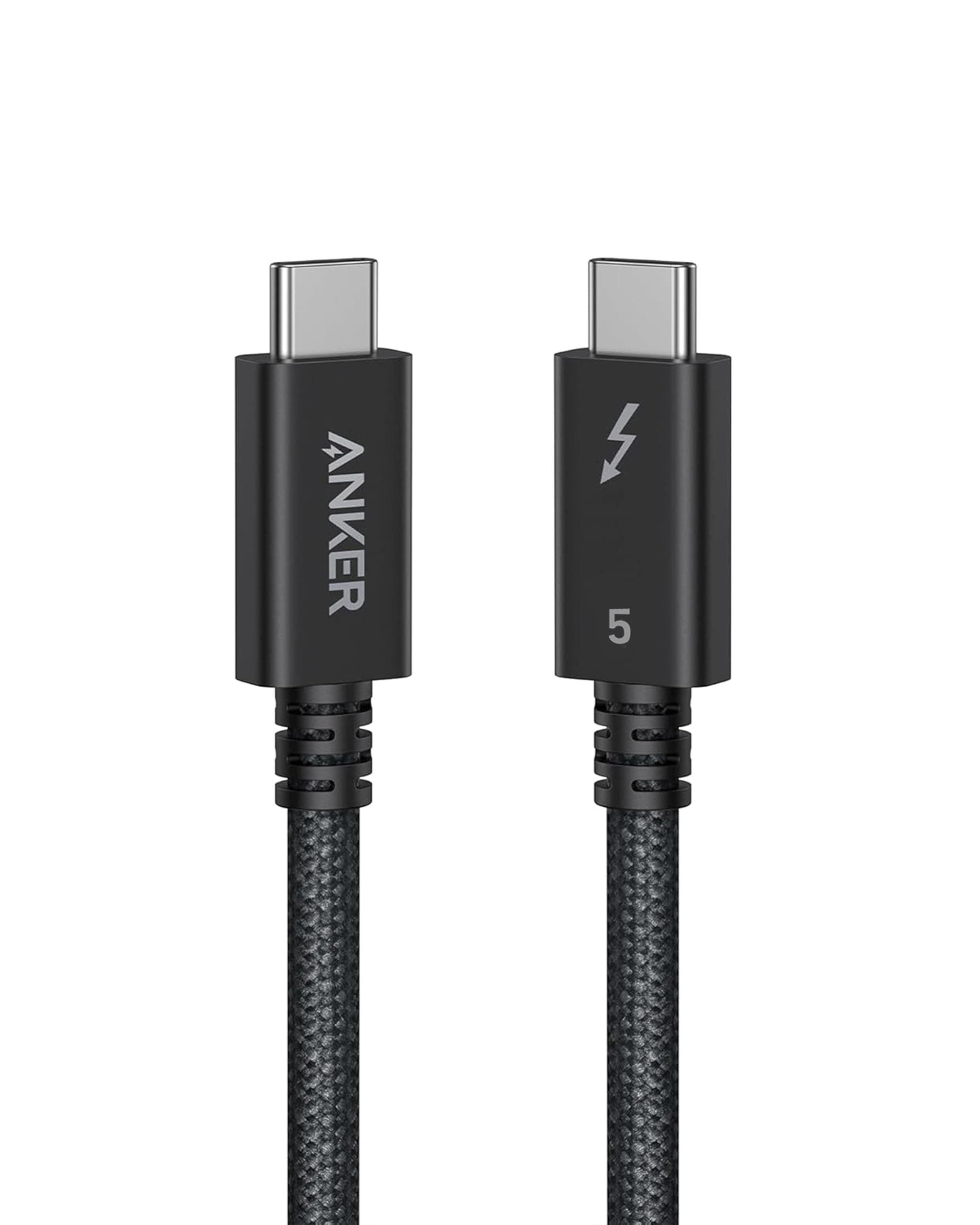 Anker Prime Thunderbolt 5 Kabel, 100cm USB-C auf USB-C Kabel, 240W Leistung, 80Gbps Datentransfer, Bis zu 120Gbps Bandbreite, 8K/4K Display, Für iPhone 16, MacBook, etc. (Thunderbolt 5 zertifiziert)
