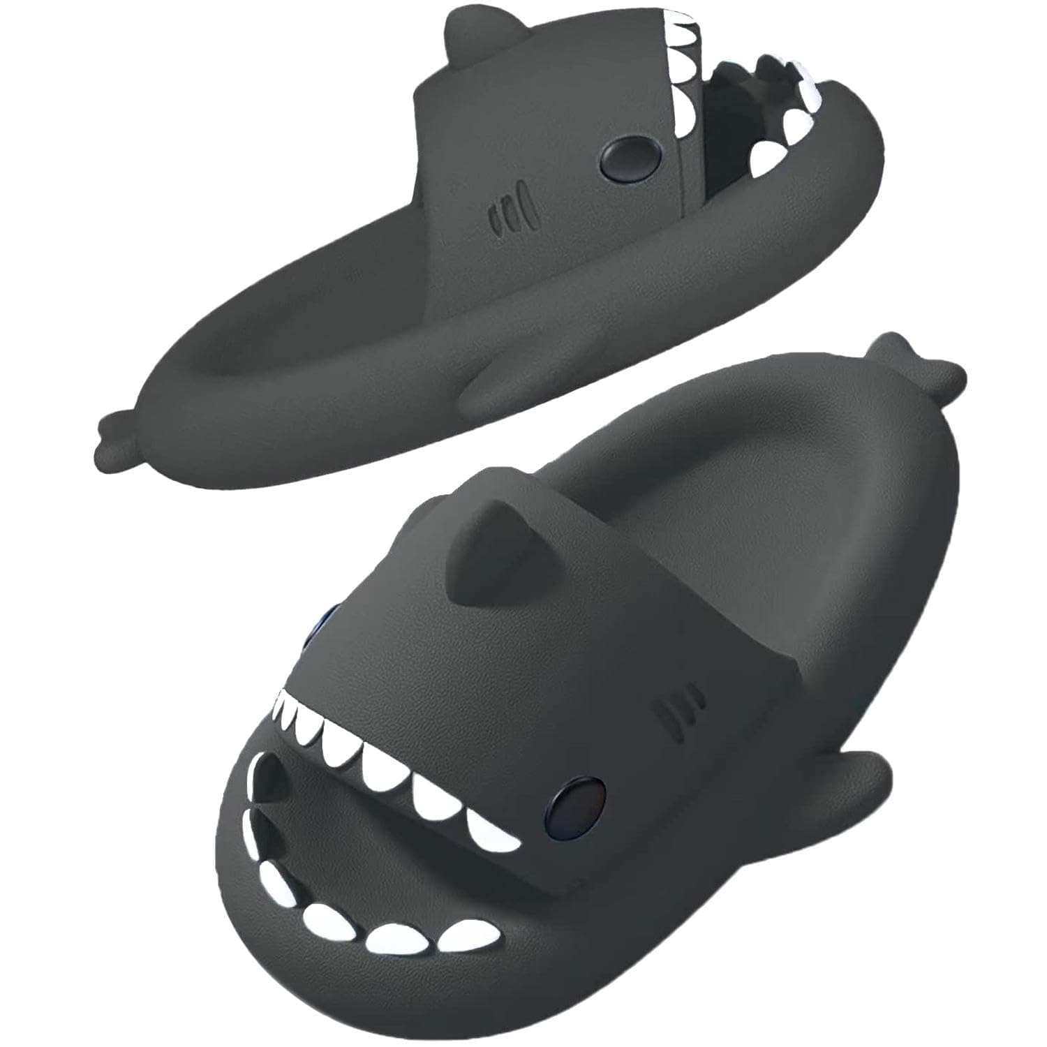 SAGUARO Shark Slippers Hausschuhe & Badeschlappen – Leicht, Rutschfest für Bad, Strand und Alltag Gr.24–47 EU