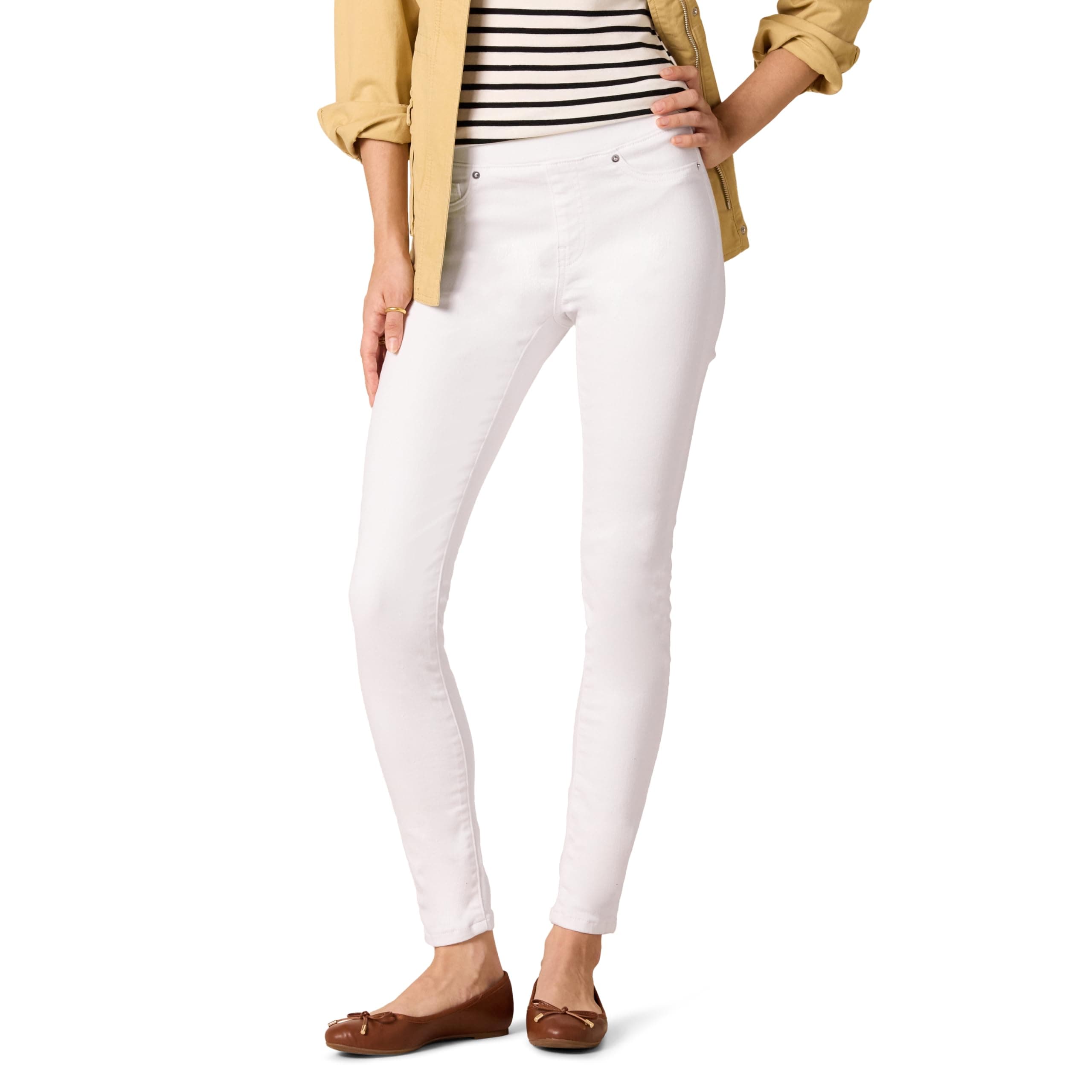 Amazon Essentials Damen Stretch-Schlupf-Jeggings mit mittlerer Leibhöhe - Auslaufmodell