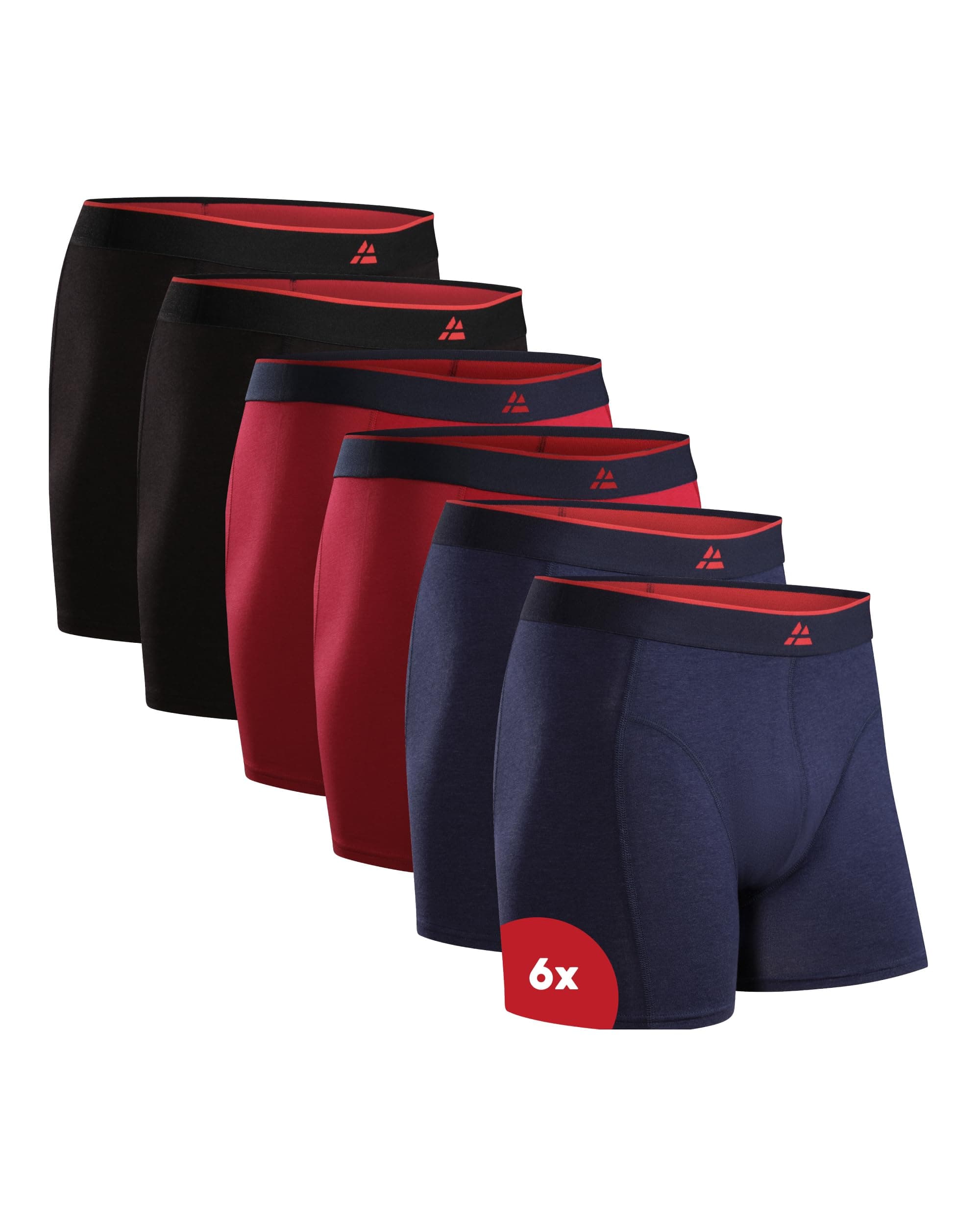 DANISH ENDURANCE Bambus Boxershorts Herren, Superweiche Unterhosen Männer, Atmungsaktiv & Etikettfrei, 6er oder 10er Pack