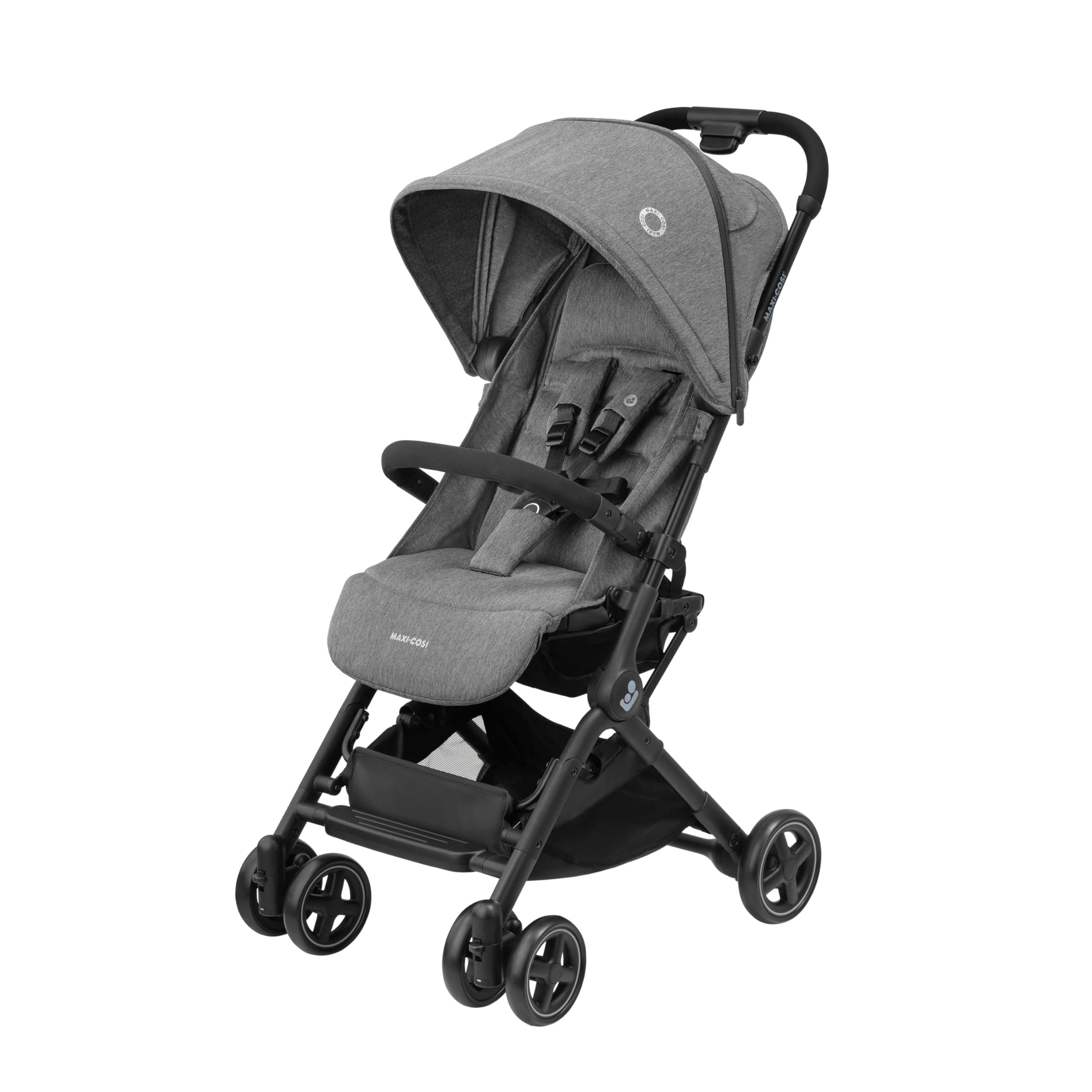 Maxi-Cosi Lara2, Silla de Paseo Ligera, 0-4 años, 0-22 kg, Silla Paseo Bebe Compacta, 3 Reclinaciones, Reclinación Total, Plegado Automático, Bandolera, Select Grey