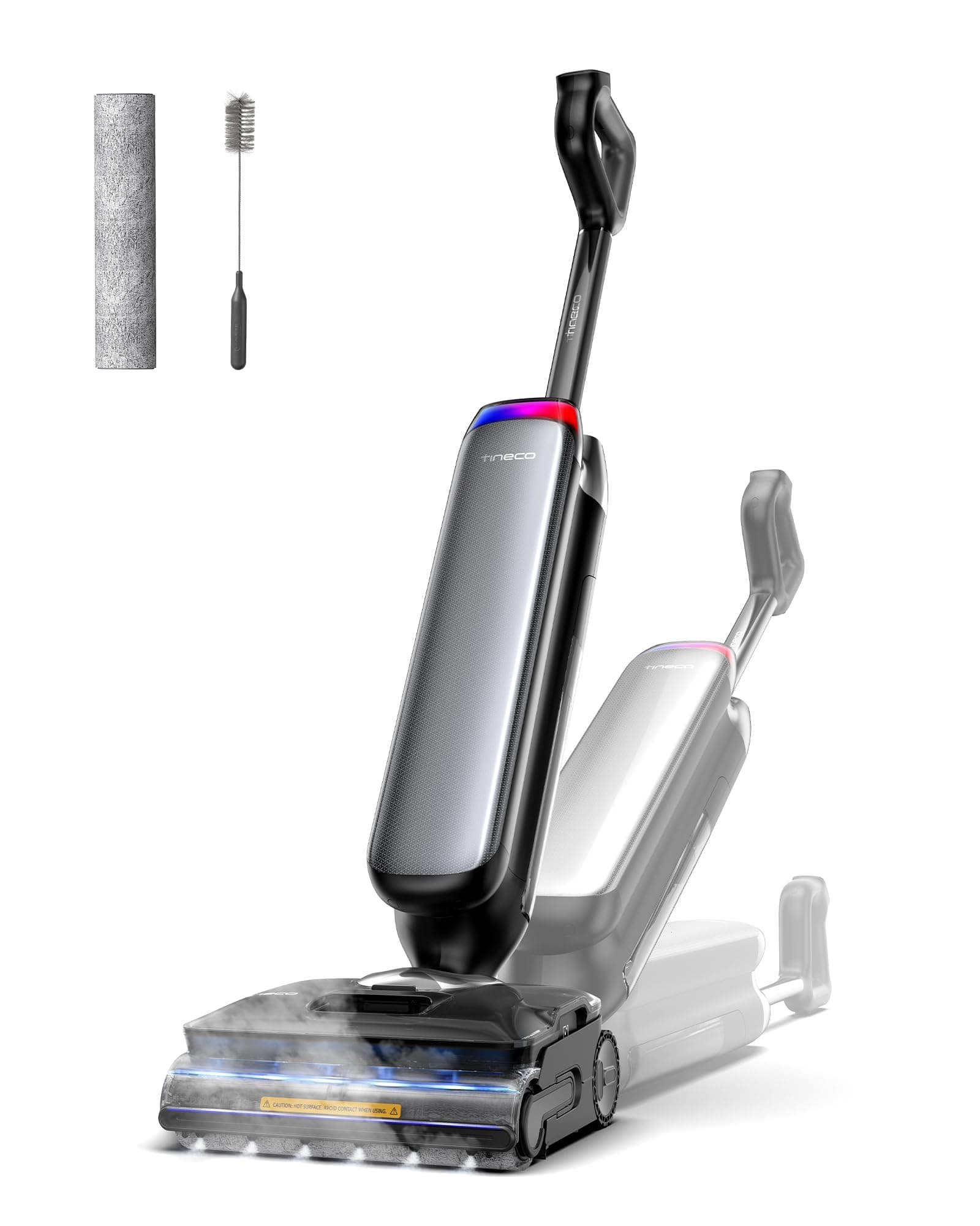 Tineco Floor One S9 Artist Steam Pro Nettoyeur Vapeur sans Fil Intelligent, HyperSteam 160℃, Technologie SmoothDrive et ReverseScrub, 90 Min autonomie, Deux Modes de séchage, DualBlock Anti-nœuds