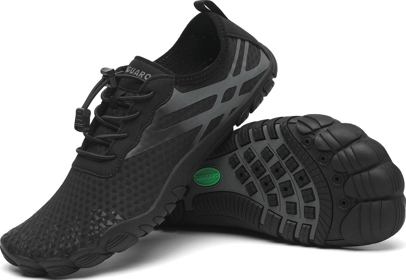 SAGUARO Badeschuhe Damen Herren Wasserschuhe Schwimmschuhe Schnelltrocken Aquaschuhe Strandschuhe Leicht Neoprenschuhe Surfschuhe rutschfeste Tauchschuhe Wassersportschuhe, 35-48 EU