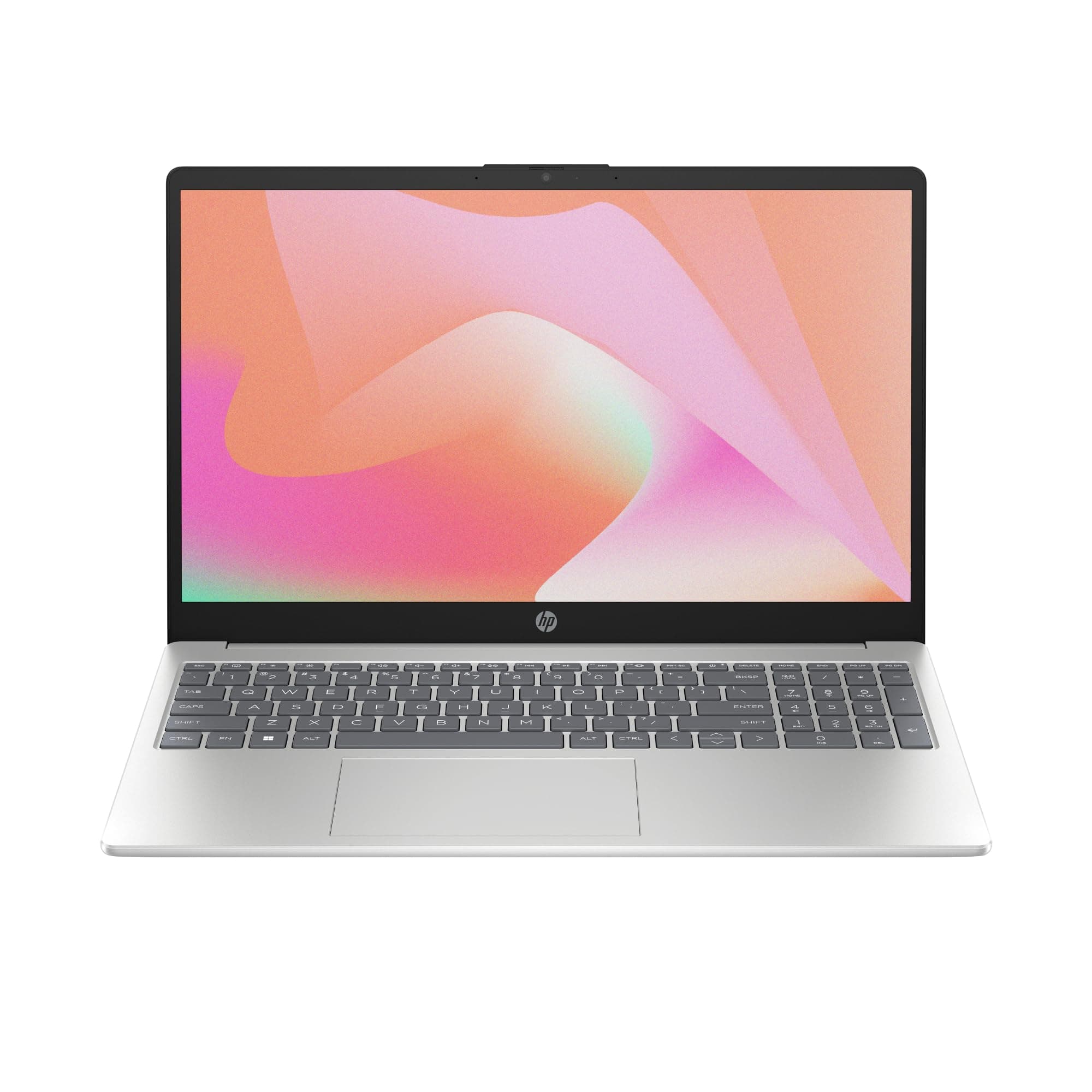 HP 15-fd1016nsx - Ordenador portátil 15,6" FHD (1920x1080), Intel Core 7 | 16GB RAM, 512GB SSD, FreeDOS 3.0, QWERTY Español, Plata, Sin Cargador Incluido