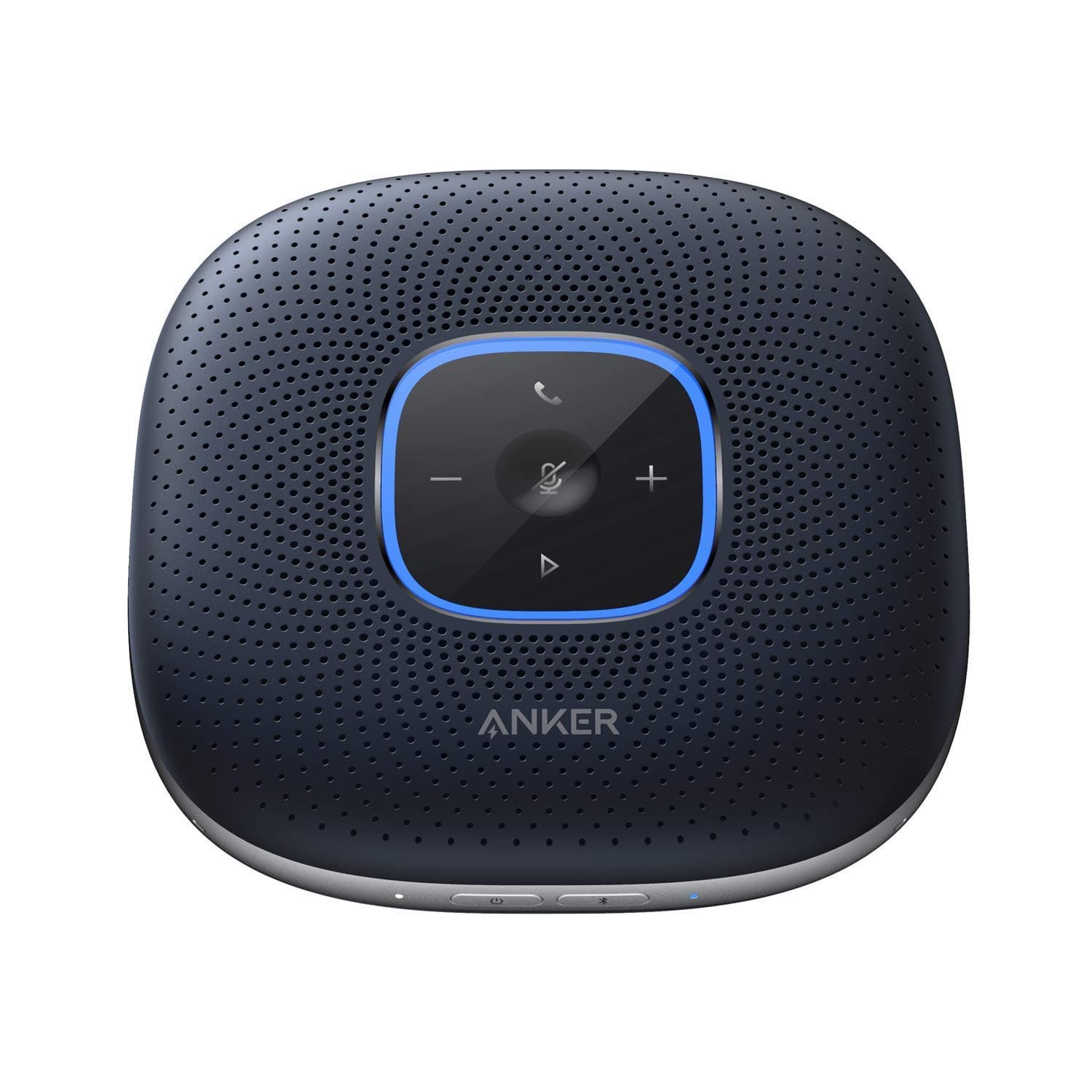 Anker PowerConf Altavoz Bluetooth para Conferencias con 6 Micrófonos Integrados, Captación y Grabación de Voz Mejorada, 24 Horas de Autonomía, USB-C, Certificado por Zoom, para Oficina en Casa