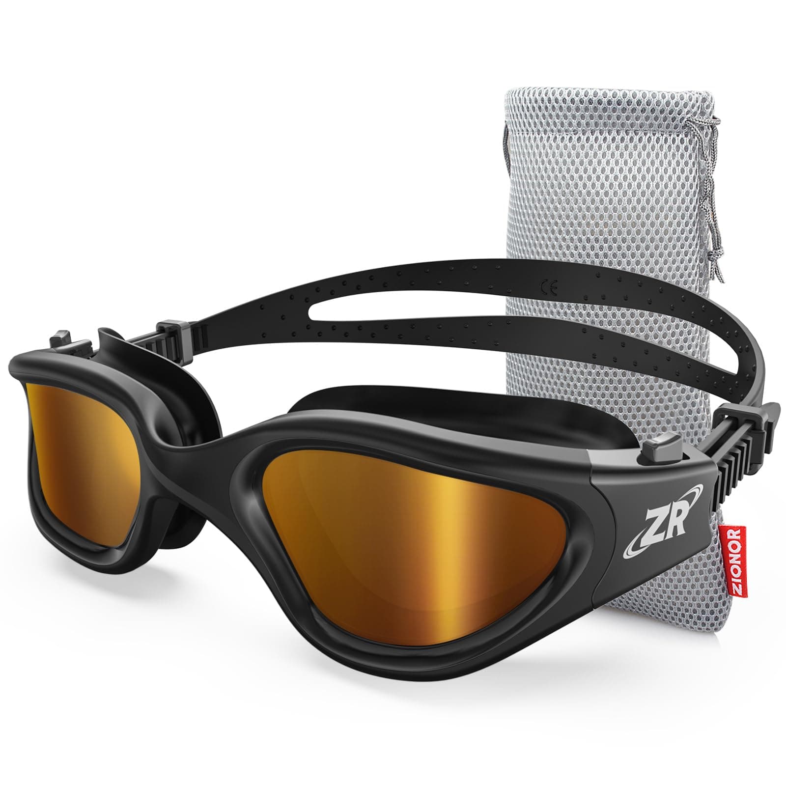 ZIONOR G1 - Gafas de natación polarizadas para unisex y adulto y mujer, anti niebla, 100% anti UV gafas de buceo