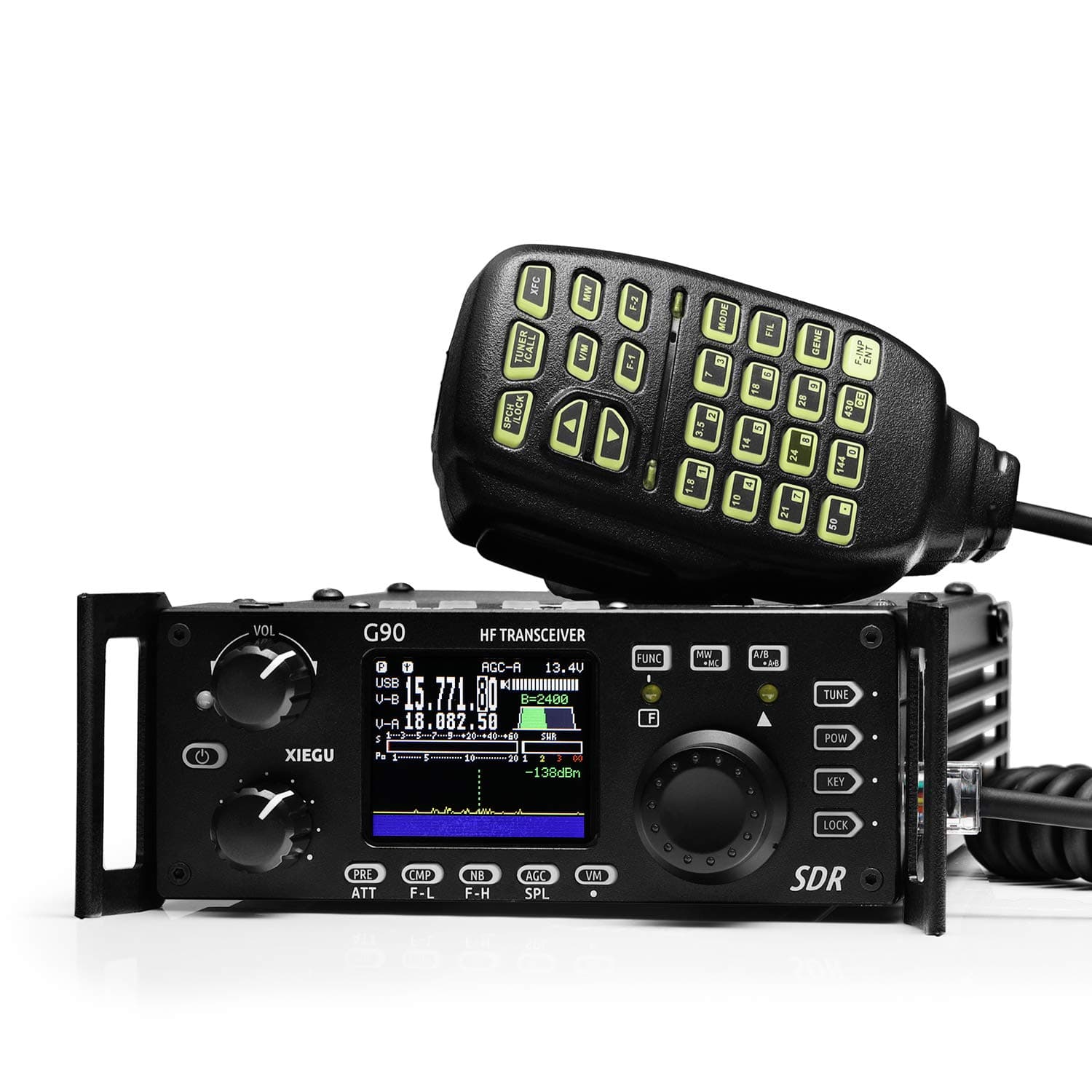 Xiegu G90 HF Transceiver Haut de Gamme 20W pour Les Bandes HF avec la Technologie SDR
