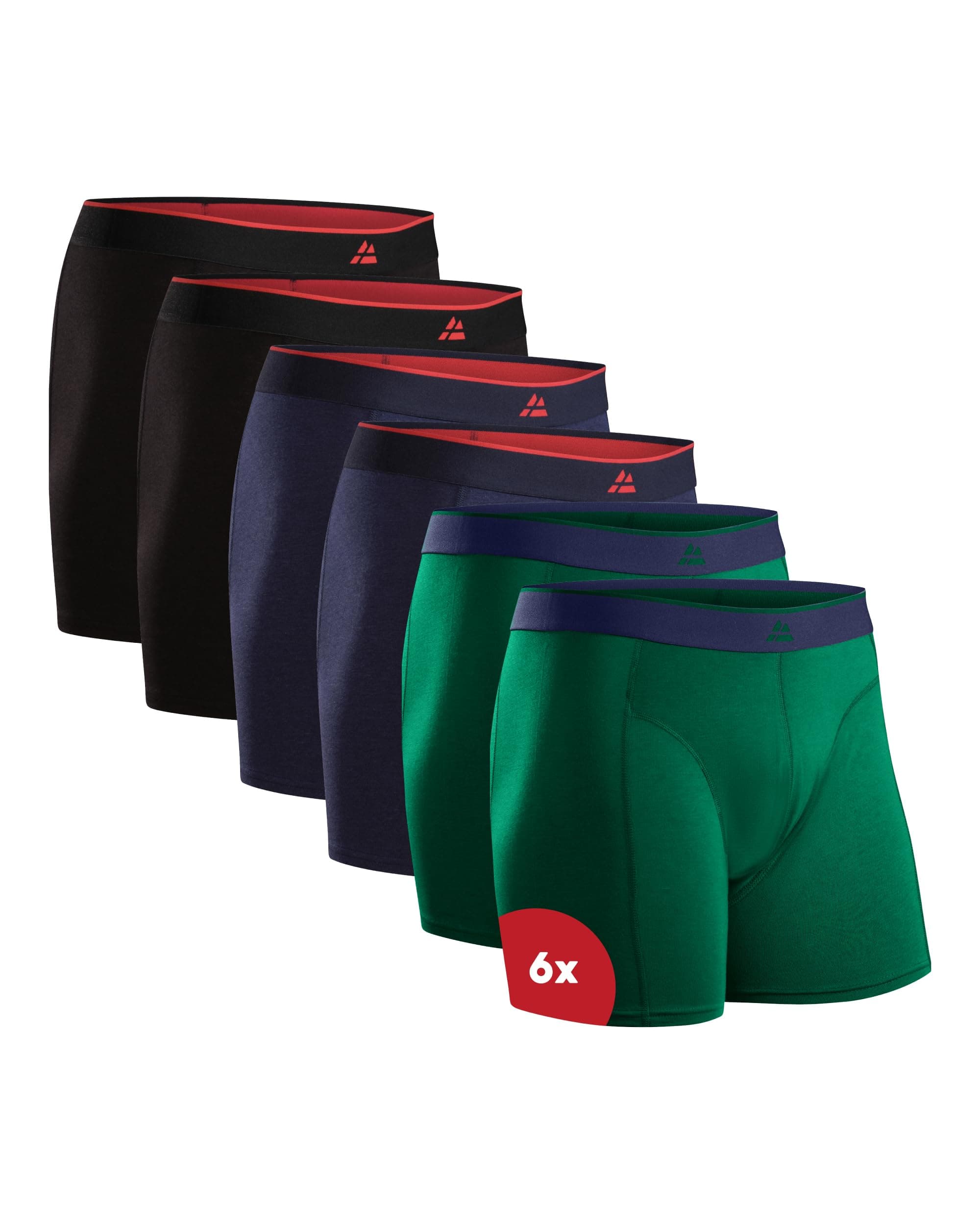 DANISH ENDURANCE Bambus Boxershorts Herren, Superweiche Unterhosen Männer, Atmungsaktiv & Etikettfrei, 6er oder 10er Pack