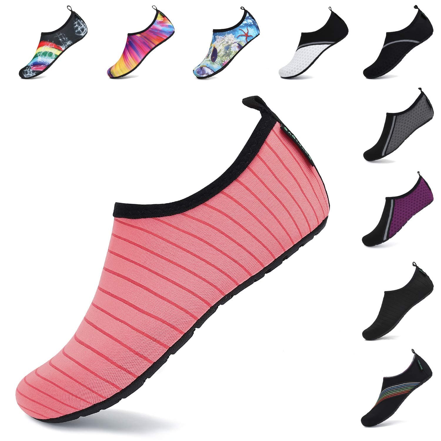 SAGUARO Unisex Badeschuhe Herren Schwimmschuhe Damen Schnell Trocken Wasserschuhe Outdoor Aqua Schuhe, 37-47EU