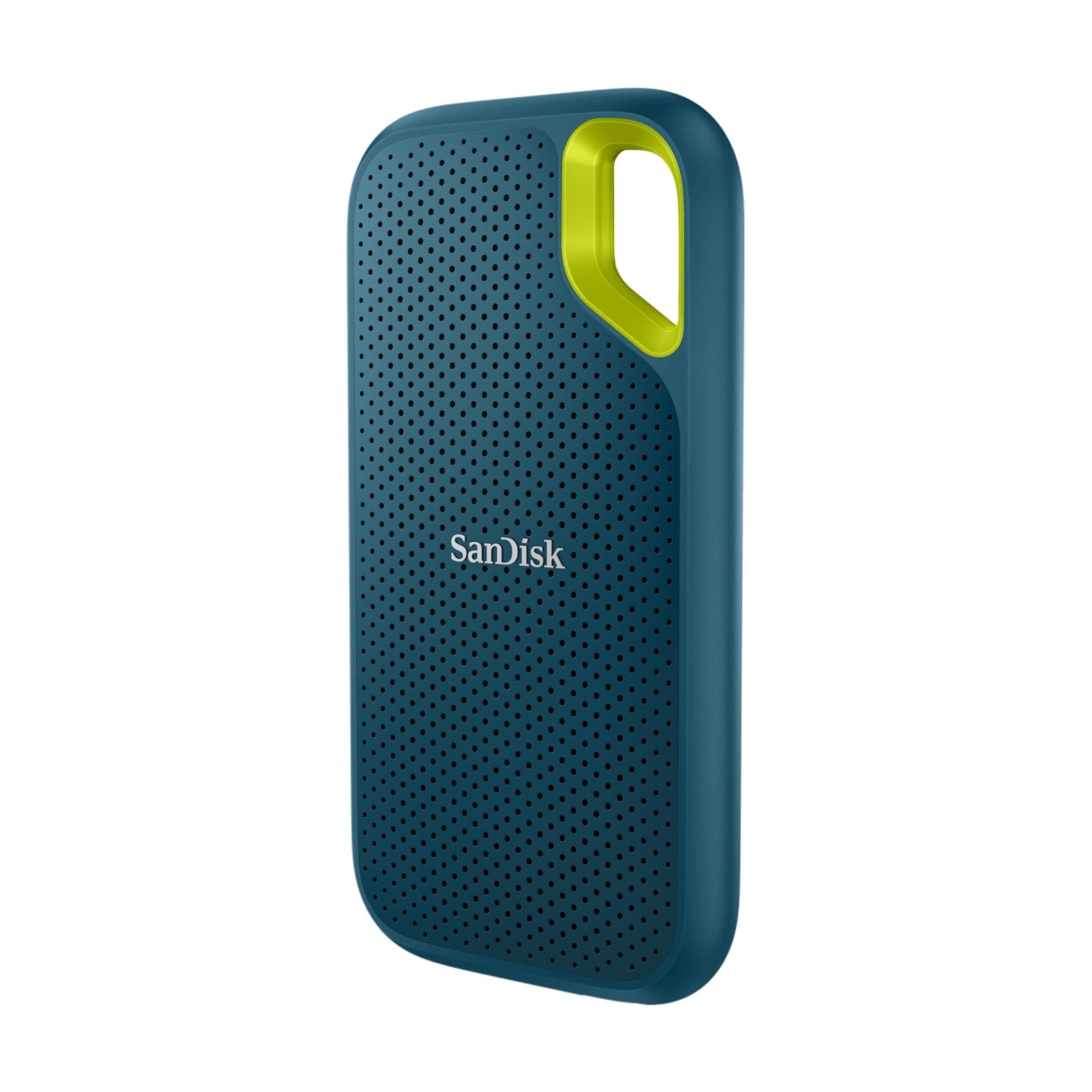 SANDISK Extreme 4TB SSD Esterno Portatile, con velocità di lettura fino a 1050 MB/s, 1000 MB/s in scrittura, USB-C, Crittografia hardware, Protezione IP65 per la resistenza ad acqua e polvere,Monterey