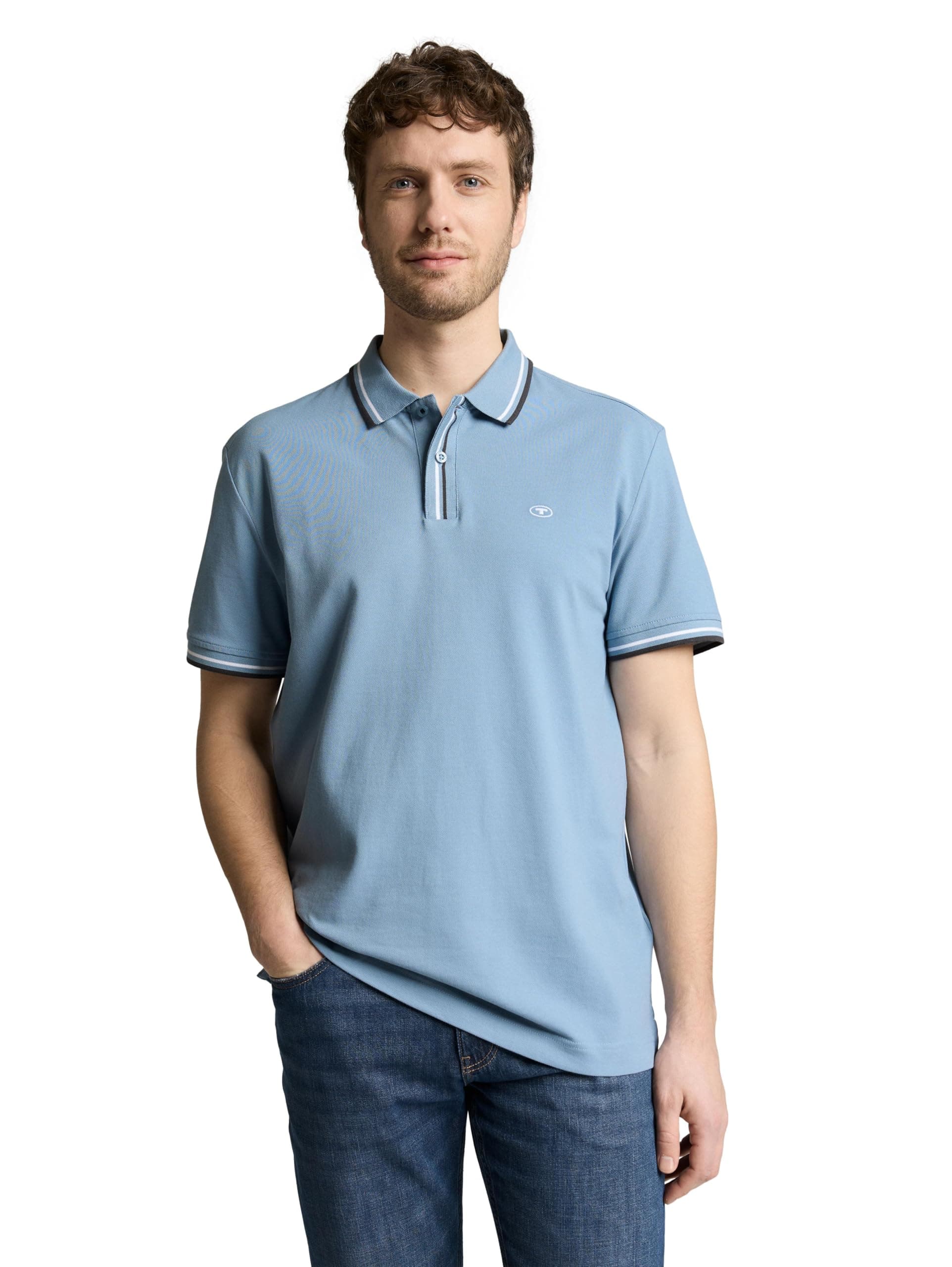 TOM TAILOR Herren Piqué Poloshirt