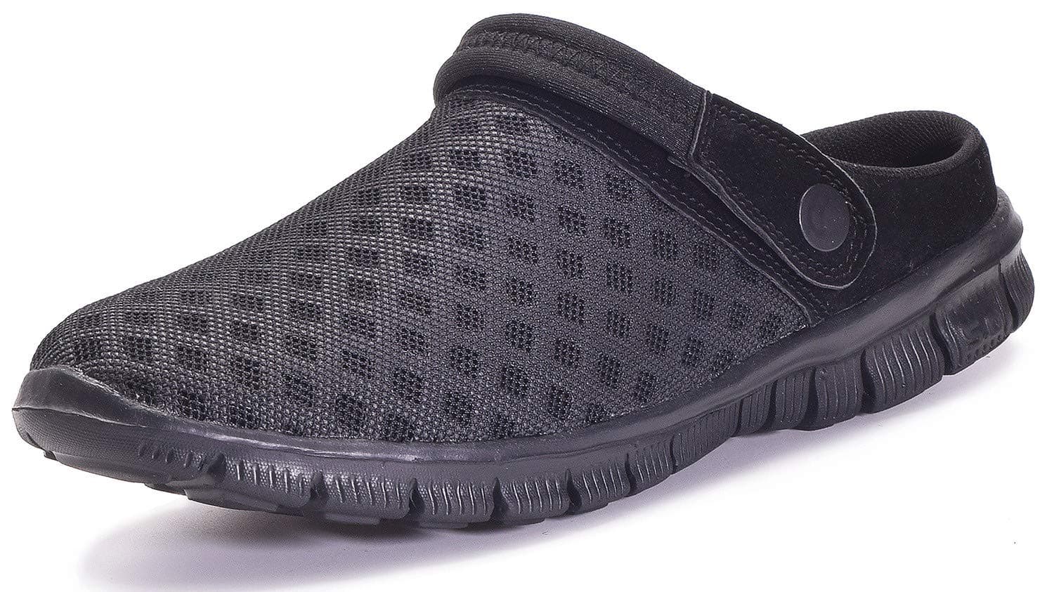 Femmes Hommes Sabots Mules Respirant Chaussures de Jardin Perforés-Sabot de Plage Sport Pantoufles Piscine Sandales D'Été Chaussures