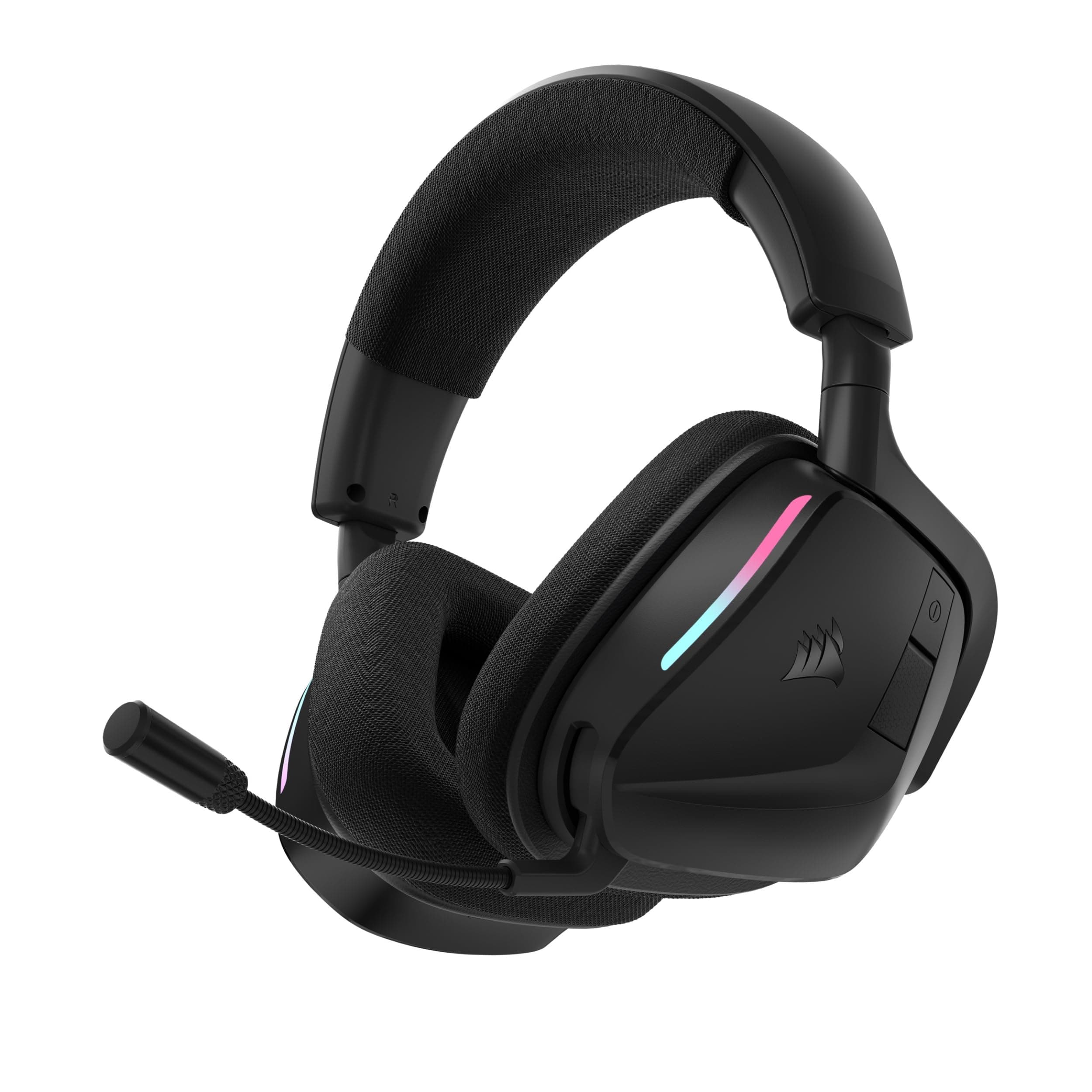 Corsair Void v2 Auriculares Inalámbricos para Juegos con Bluetooth para PC, PS5, PS4, Switch y Móvil – Dolby Atmos, Batería de 70 Horas, Inalámbrica de Doble Banda, Carga Rápida – Carbono