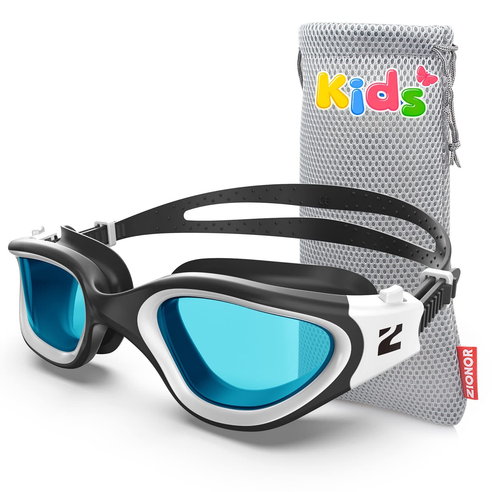 ZIONOR Gafas de natación para niños, G1MINI polarizadas/no polarizadas, cómodas, para niños, antiniebla, protección UV, gafas de natación para niñas y niños (años 3-14)