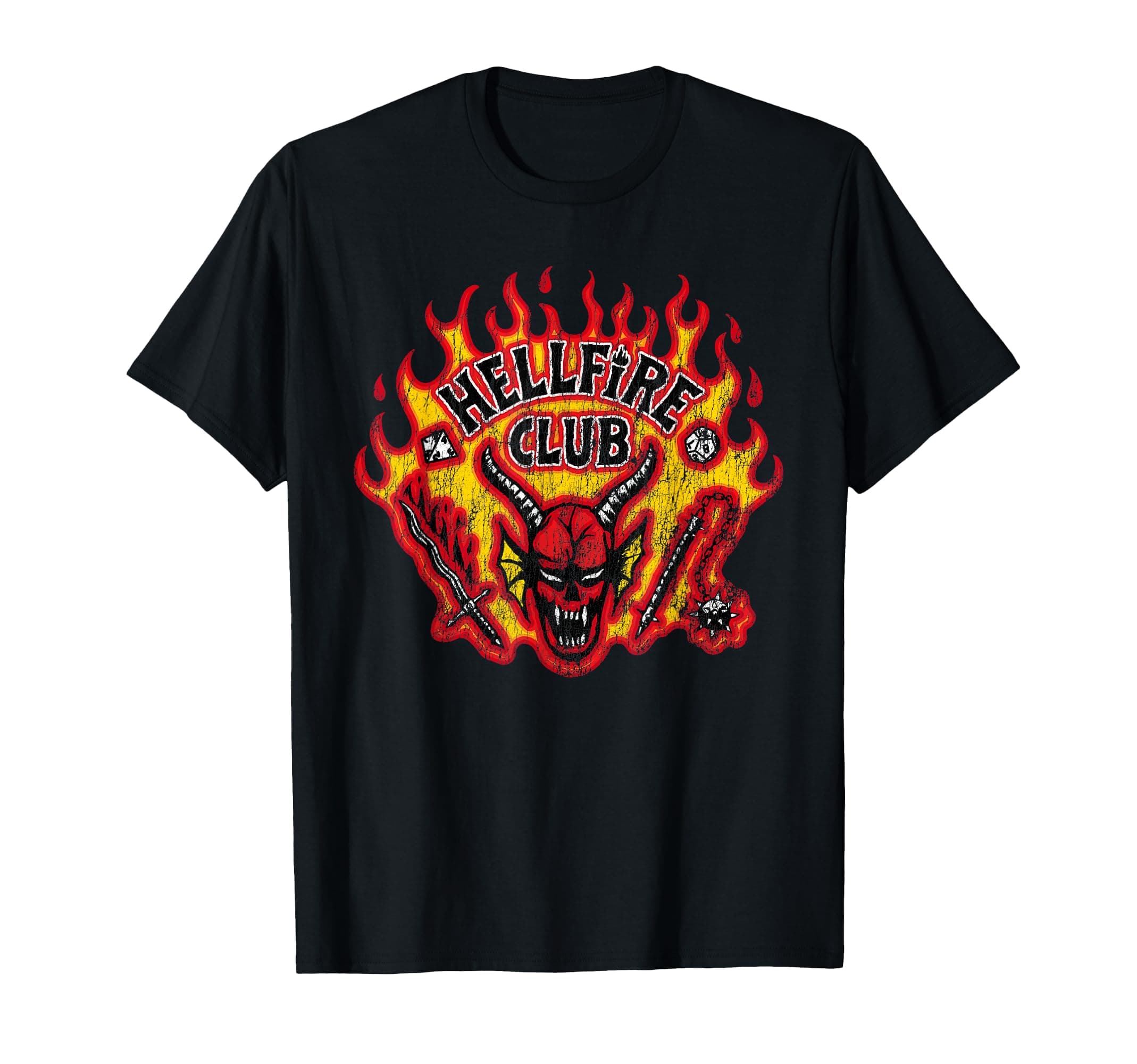 Stranger Things Hellfire Flames T-Shirt