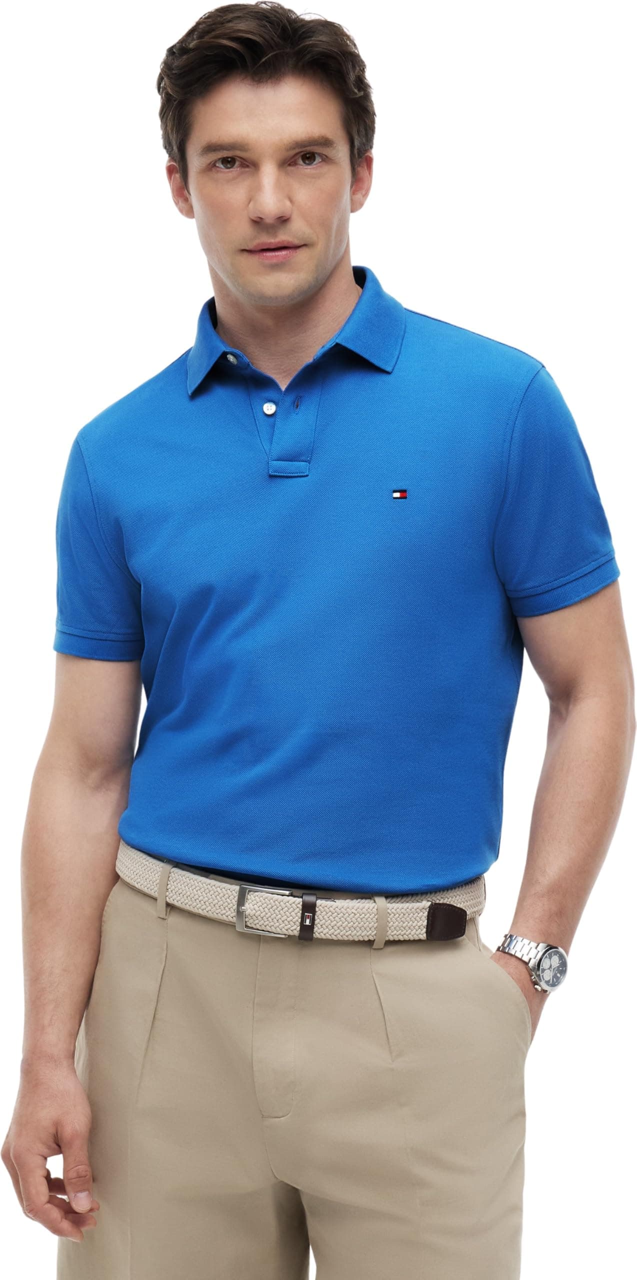 Tommy Hilfiger Polo de Manga Corta Hombre 1985 Regular Fit