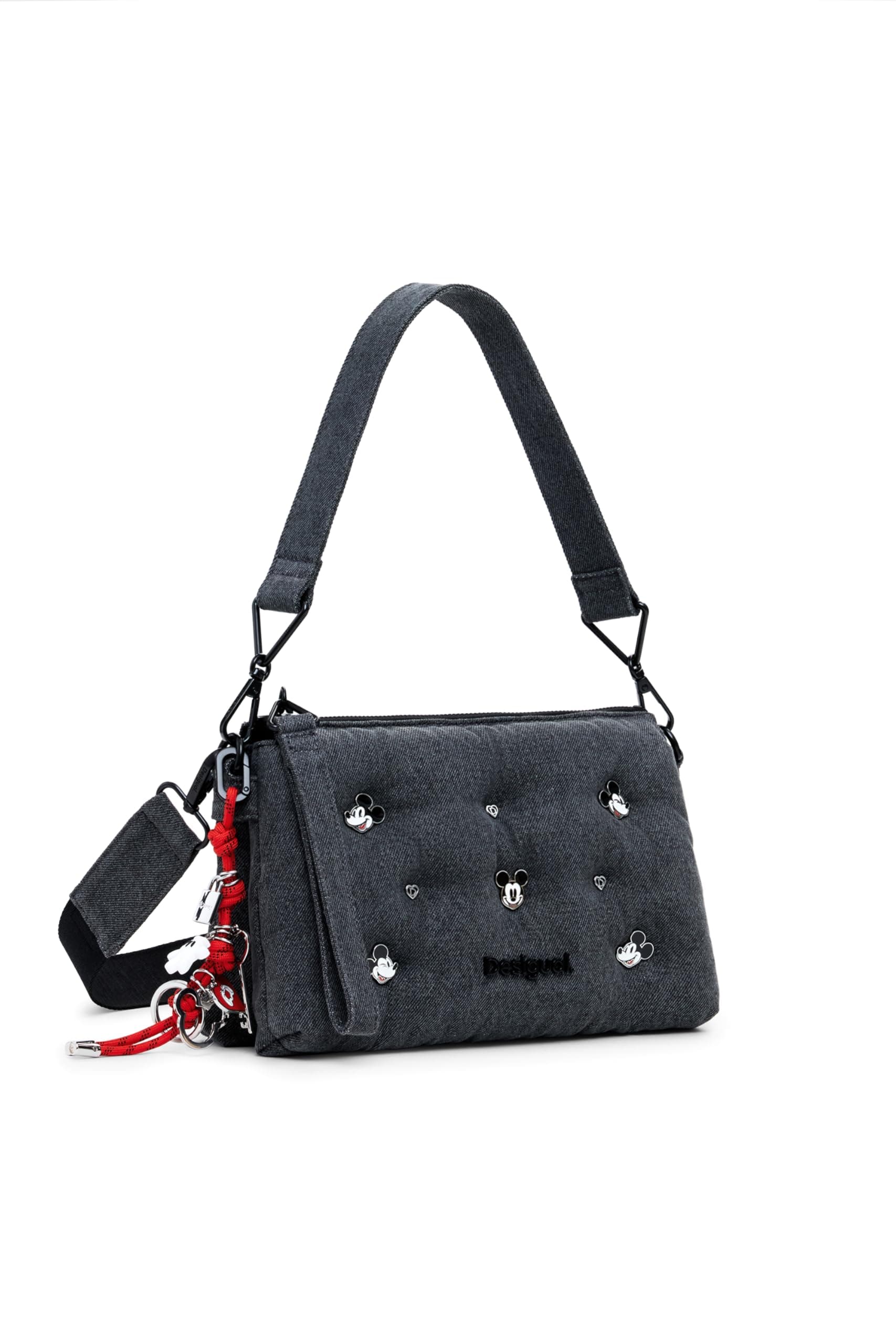 Desigual Bag_Mickey, Acrosbodybag für Damen, Schwarz