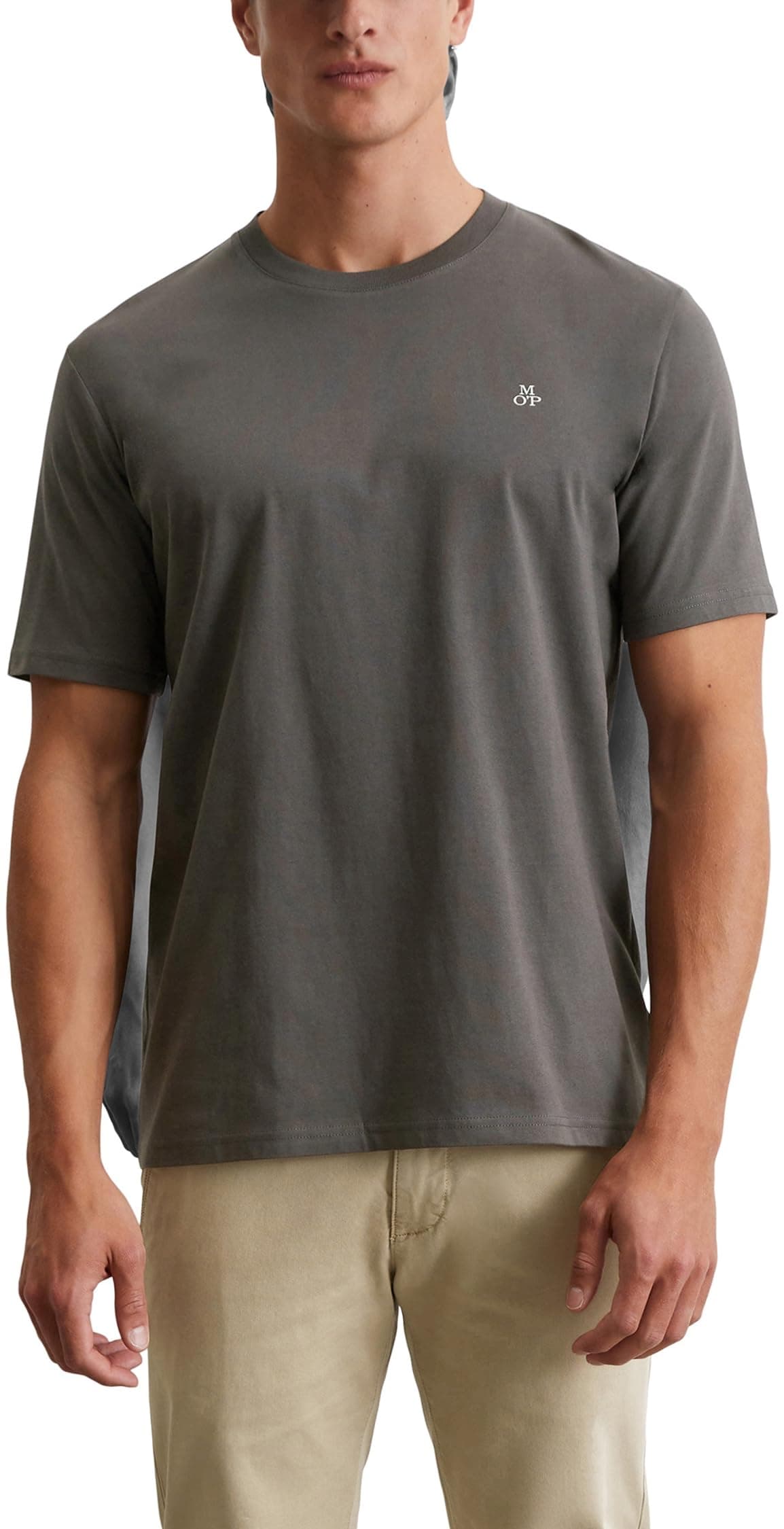 Marc O'Polo Denim Herren T-Shirt aus Bio-Baumwolle mit Rundhalsausschnitt