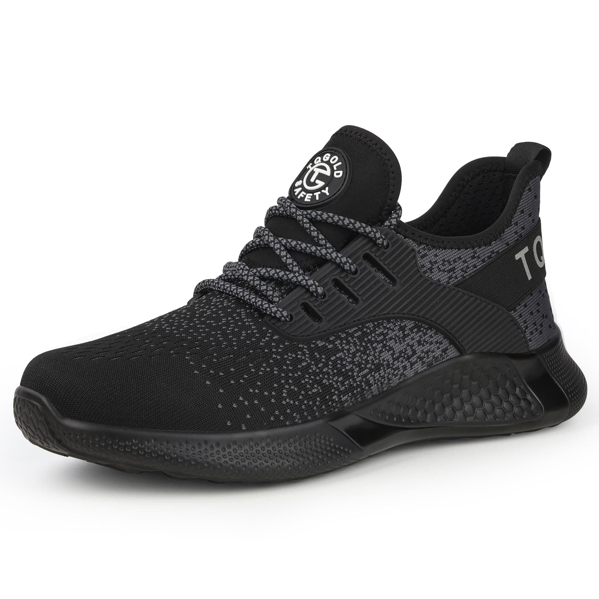 TQGOLD Scarpe Antinfortunistiche Scarpe da Ginnastica Unisex Leggere Antiperforazione Punta in Acciaio Comode Scarpe Sicurezza