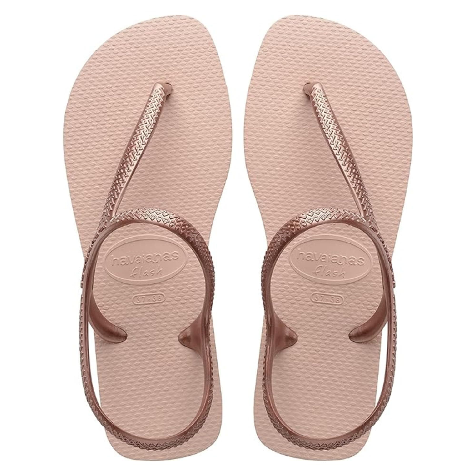 Havaianas - Flash Urban, Sandalias Cómodas, Elegantes y Versátiles, Cierre en Tobillo, Tiras Metálicas Cruzadas, Mujer