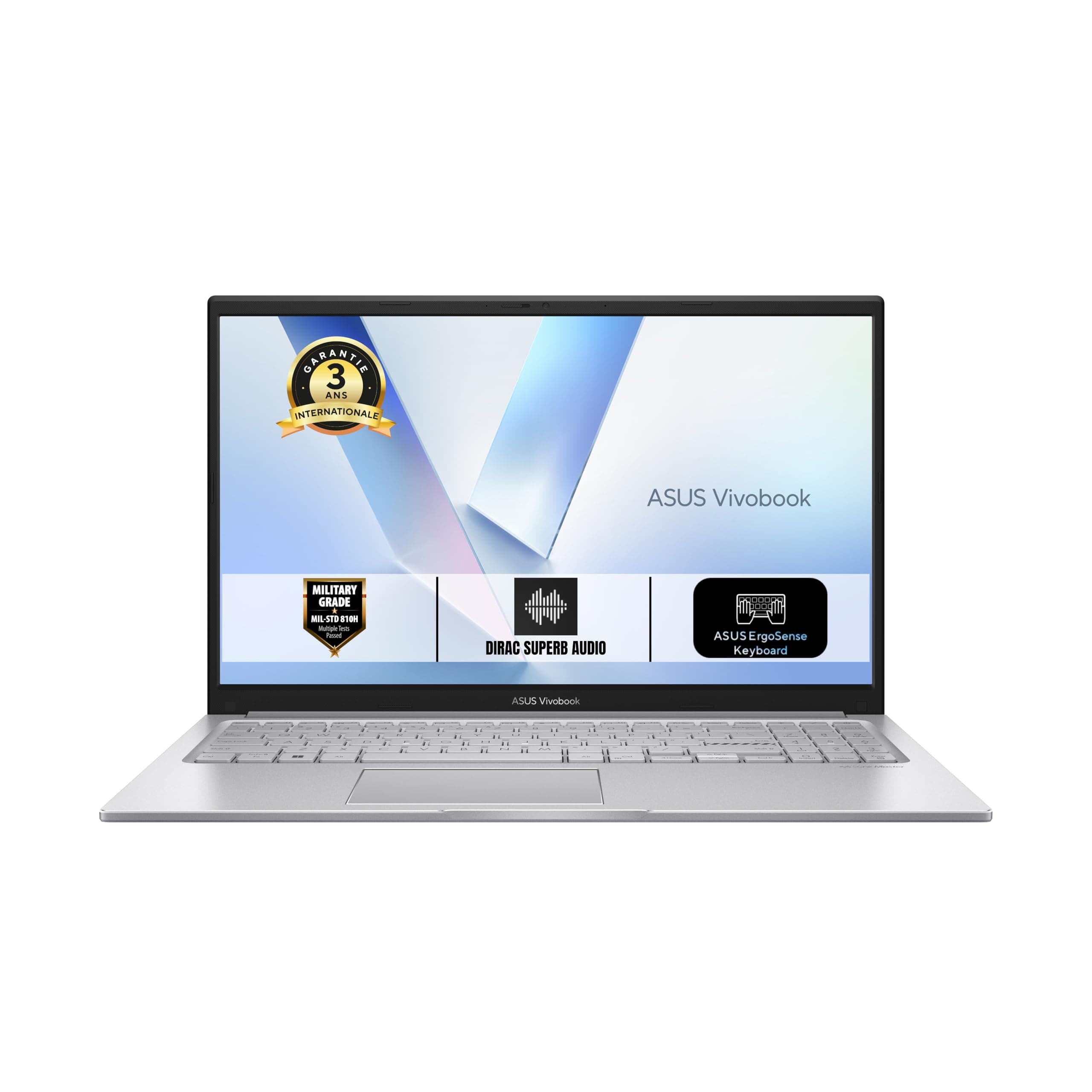 ASUS Vivobook 15 X1504VA-BQ3577W 15.6 Pouces FHD (Intel Core i5-120U, 16Go DDR4, 512Go SSD, Intel Graphics, Windows 11 Home) - Clavier AZERTY