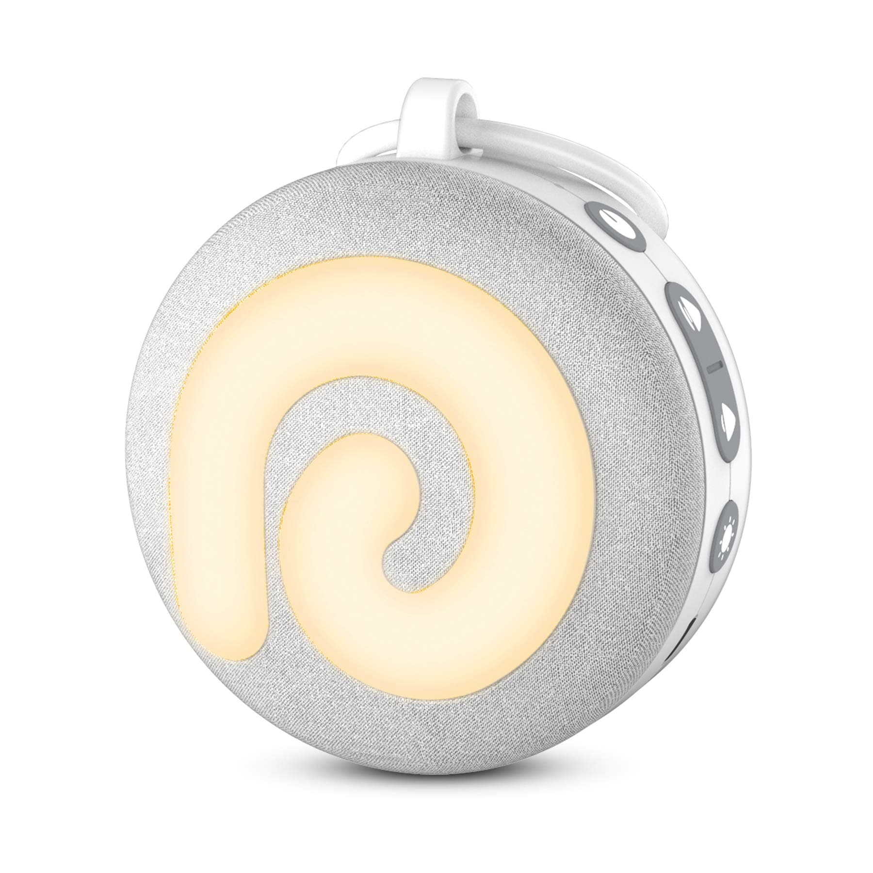 Dreamegg Rumori Bianchi per Neonato, D11 Portatile Rumore Bianco Neonato con Luce Notturna, 21 Suoni Rilassanti per Dormire, Viaggi, USB Ricaricabile, Continua o Temporizzata, Blocco Bambini