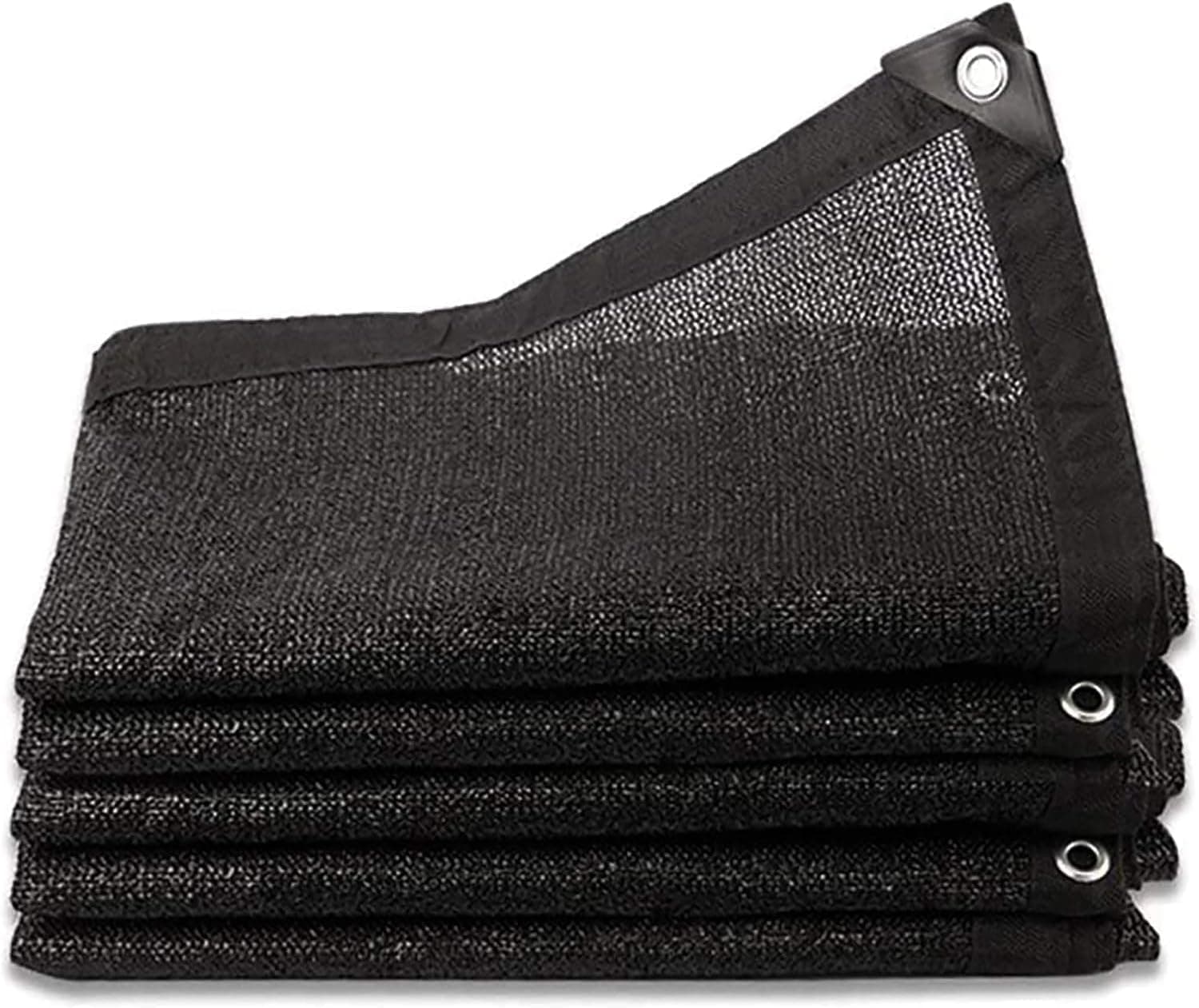 Malla de Sombra con Ojales, Red de Sombra 80-95% UV-Malla Sombreo Exterior HDPE Transpirable para Jardín Invernadero Pérgola Patio Balcón y Gallinero, Toldo de Sombra Resistente Viento