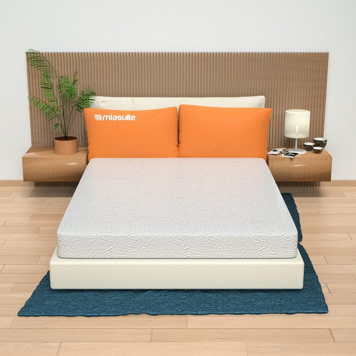 MiaSuite Materasso Sfoderabile Memory - 80x190 cm Alto 20 cm, Indeformabile, Anallergico, Antiacaro, Traspirante | One