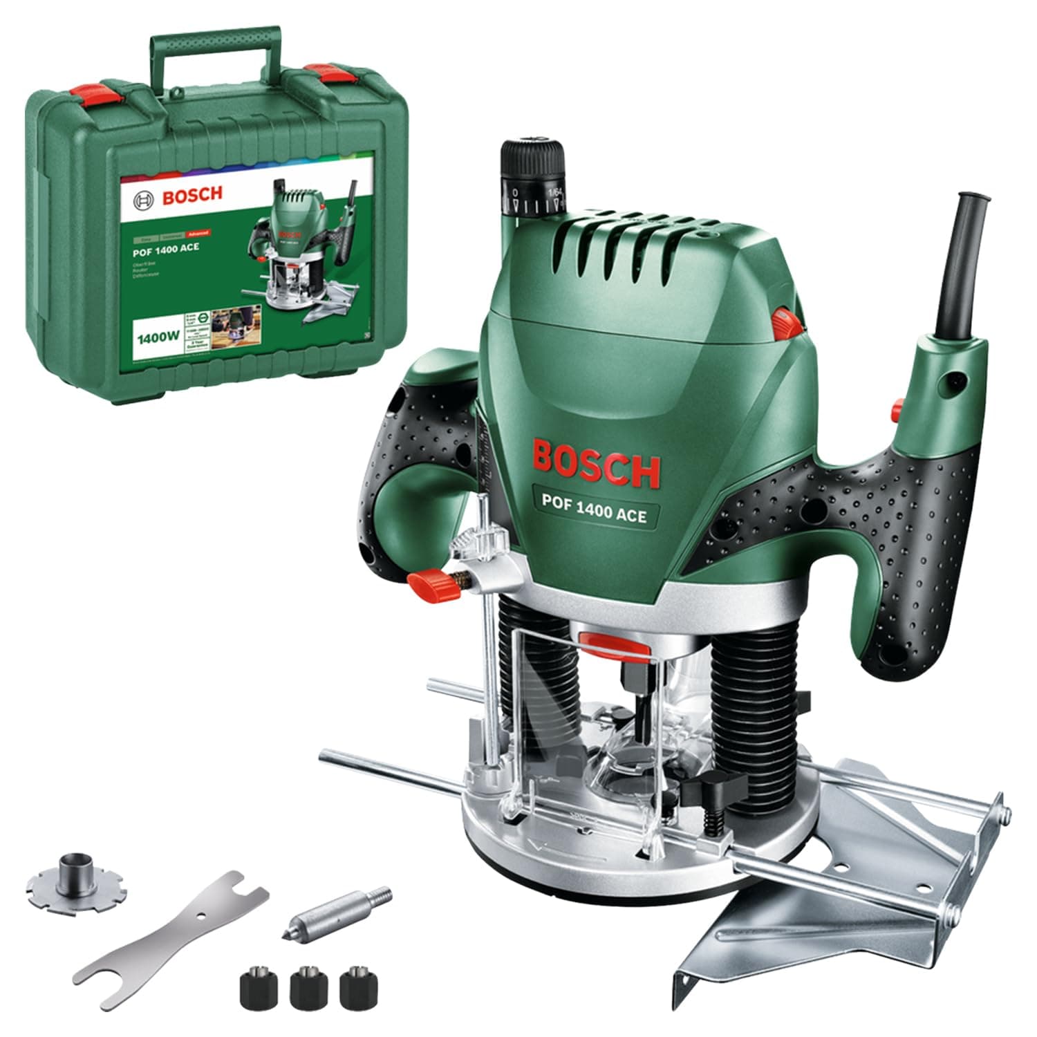 Bosch Défonceuse POF 1400 ACE (1400W, dans un coffret)