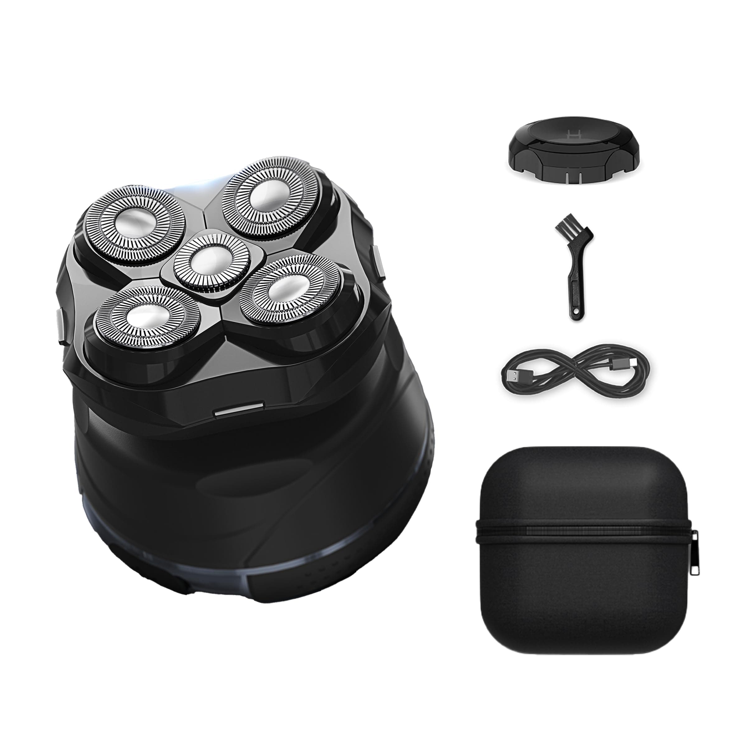 Rowenta GentleBald, Rasoir de tête, 5têtes de rasage, Lames avec revêtement Titanium, Irritation évitée, TN3110E0