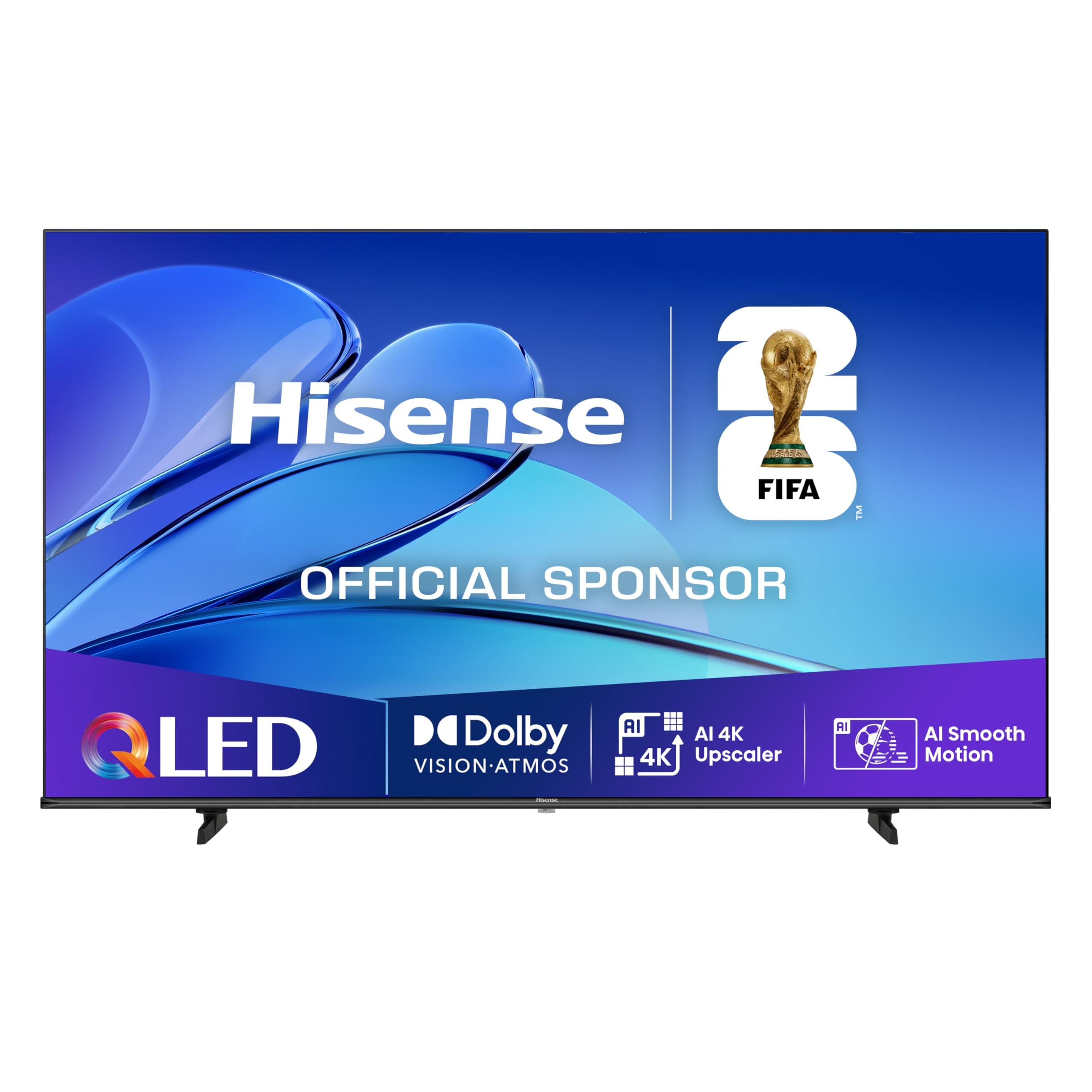 Hisense 50E7Q Fehrnseher, 50 Zoll, 4K QLED, Smart TV, Game Mode Plus, Filmaker Mode, Dolby Vision Atmos, HDR10, HLG, HDR Immersive, AI 4K Upscaler, Dolby MS12, DTS X, Sprachsteuerung [2025]