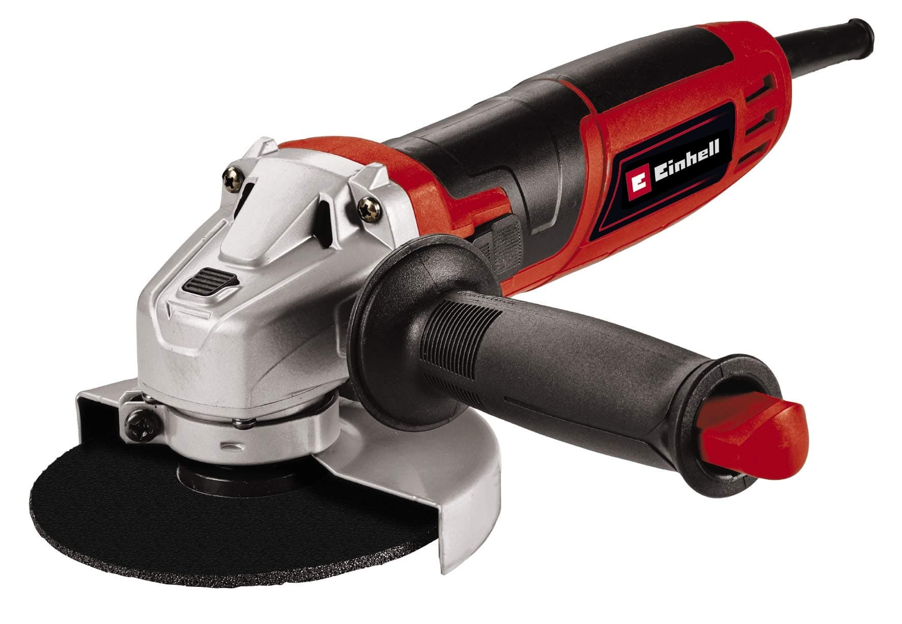 Einhell TC-AG 125/850 Smerigliatrice angolare (tensione 230 V, potenza 850 W, giri min. 12000, diam. Max disco 125 mm, inc. impugnatura aggiuntiva con chiave integrata)