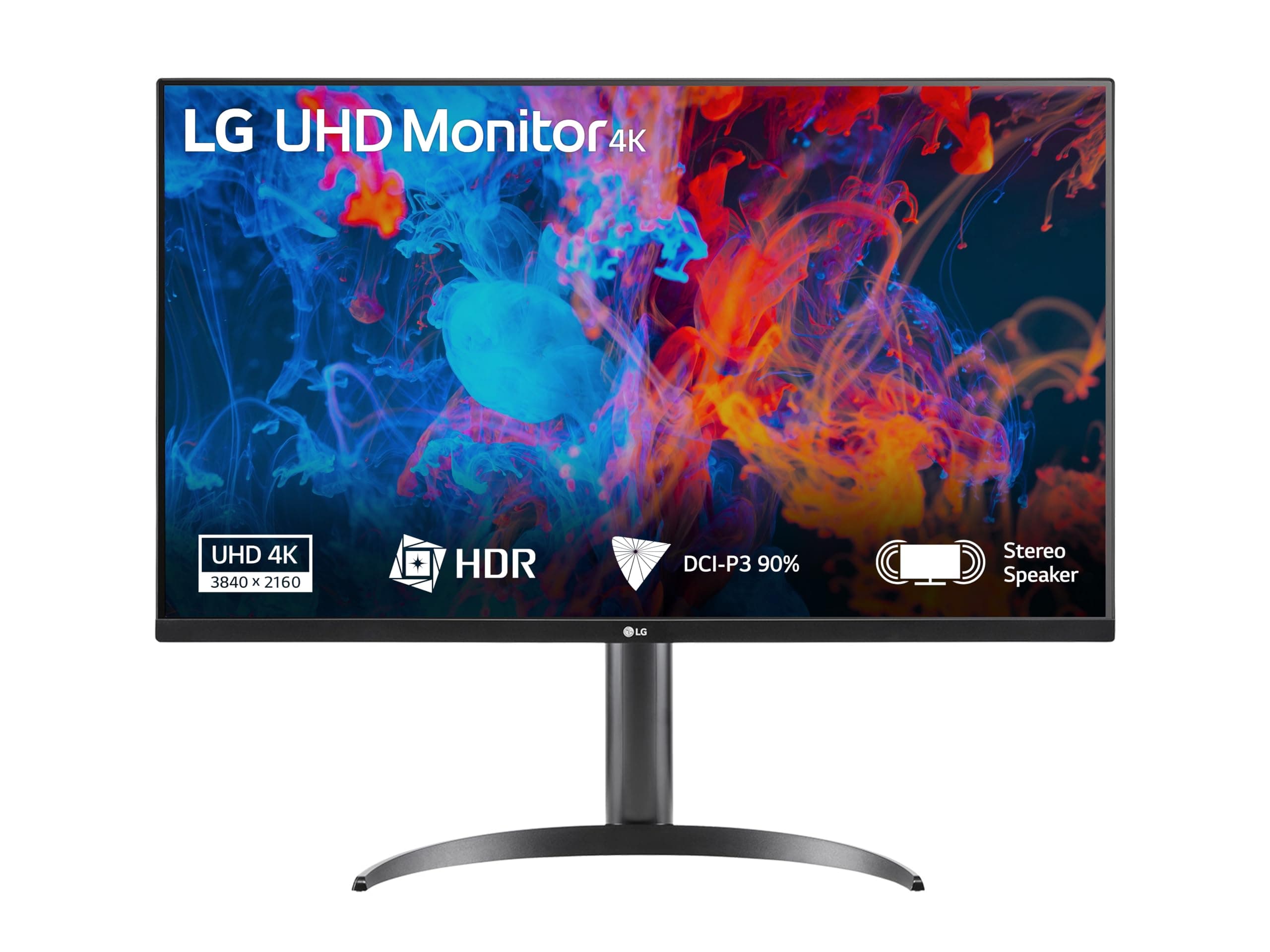 LG 32UR550K Monitor 32" Ultra HD 4K, 3840x2160, HDR 10, DCI-P3 90%, Speaker Stereo 10W, 60Hz, 4ms, FreeSync, HDMI 2.0, DisplayPort, Uscita Cuffie, Stand Pivot, Nero