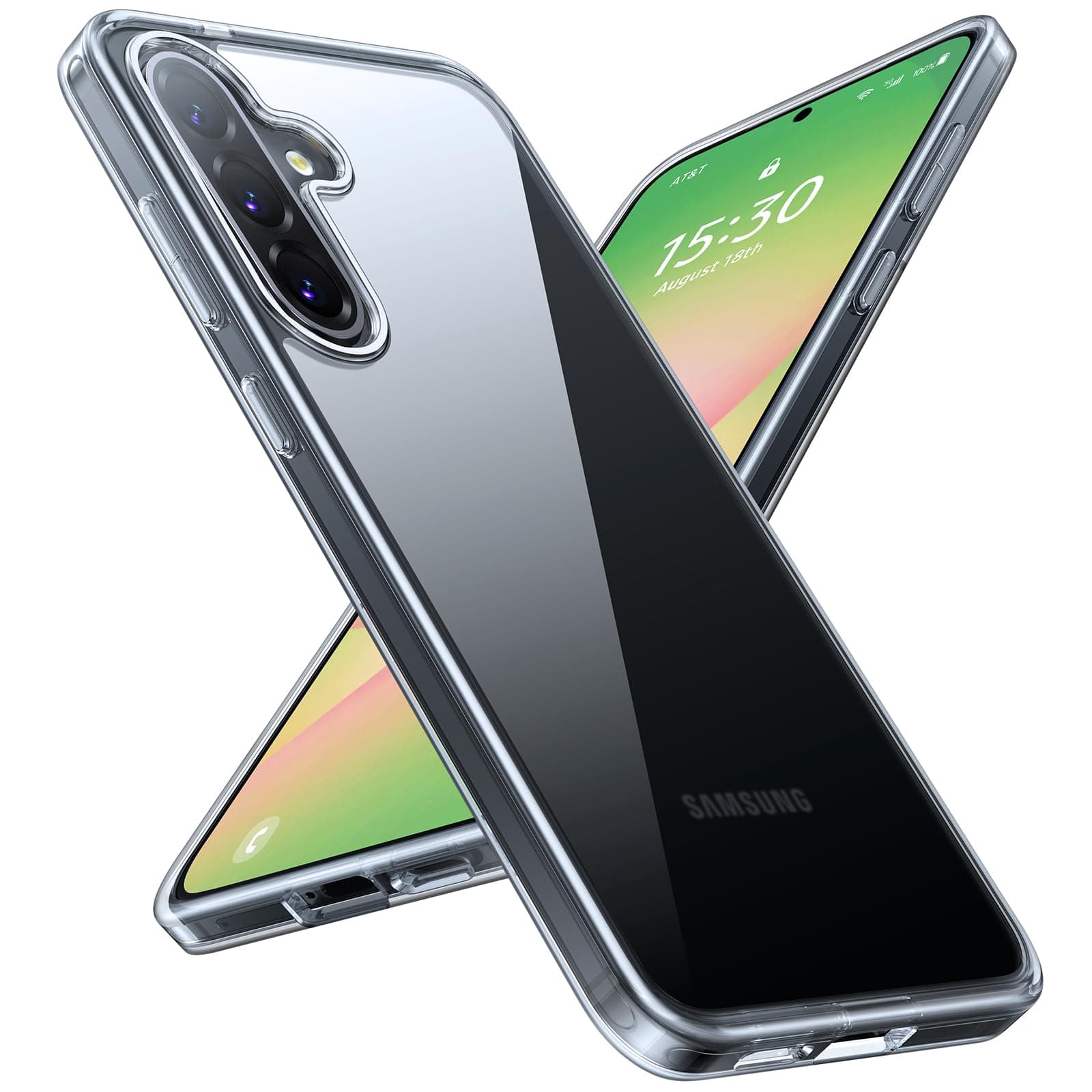 TORRAS Guardian für Samsung Galaxy A56 5G Hülle Militärschutz mit X-Shock Anti-Gelb Handyhülle Samsung A56 Case Kratzfest Stoßfest Samsung A56 5G Schutzhülle Tolle Haptik Cover Transparent
