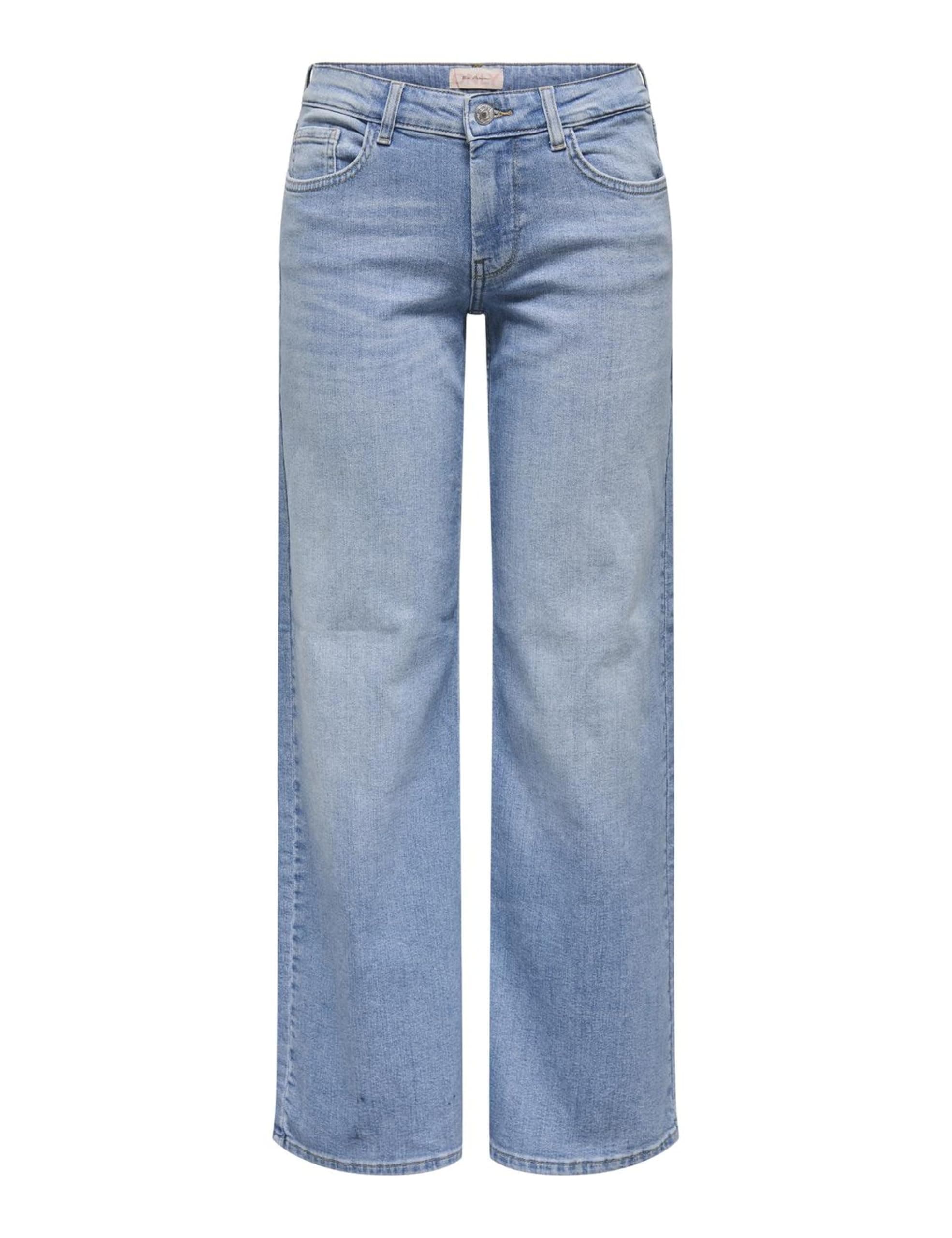ONLY Damen Wide Leg Jeans ONLJudy Hüftjeans mit weit geschnittenem Bein