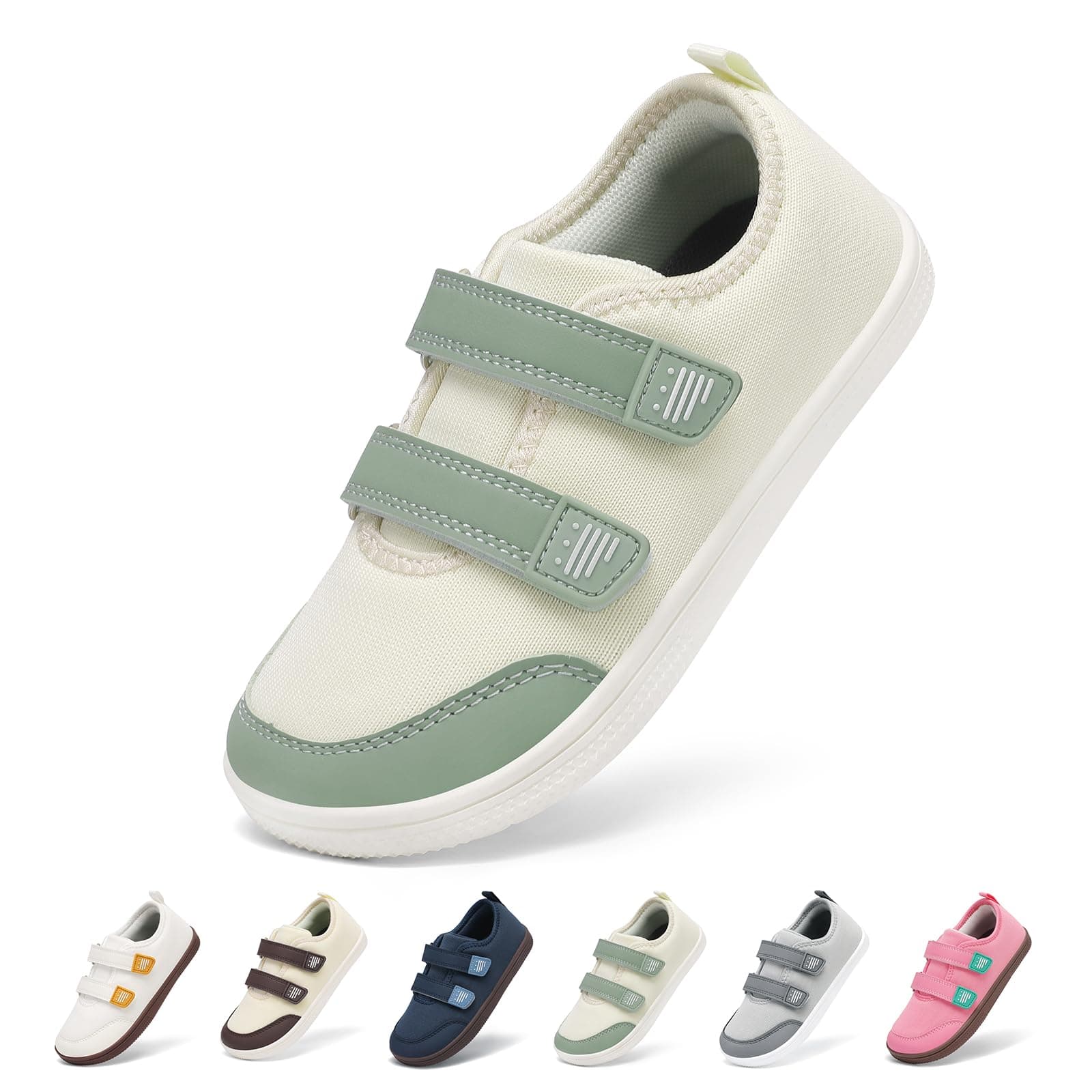 SAGUARO Barfußschuhe Kinder - Atmungsaktiv rutschfeste Leicht Weiche - Breite Zehenbox & Zero-Drop-Sohle,Gr.25-35