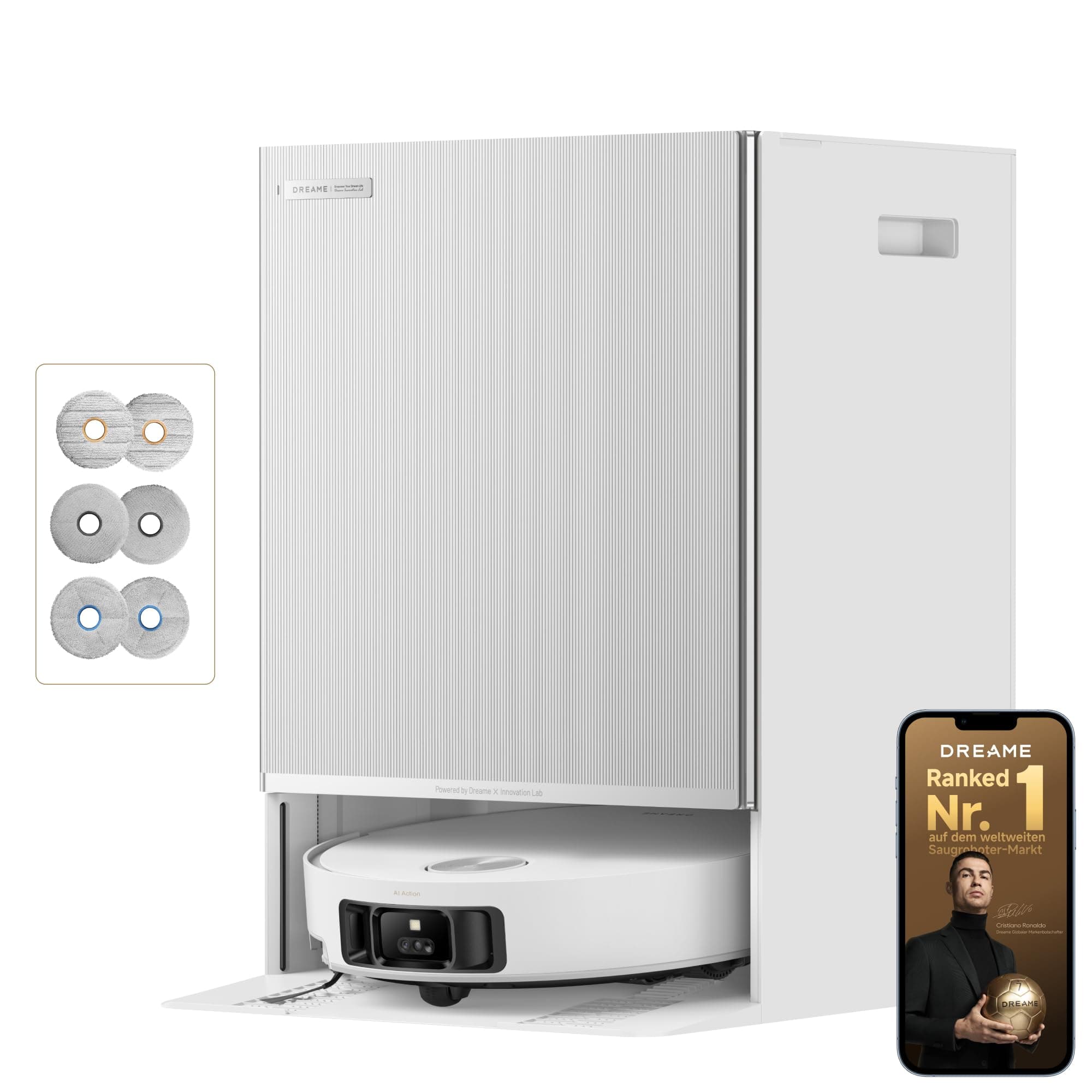 dreame Matrix10 Ultra Saugroboter mit Multi-Mop-Wechselstation